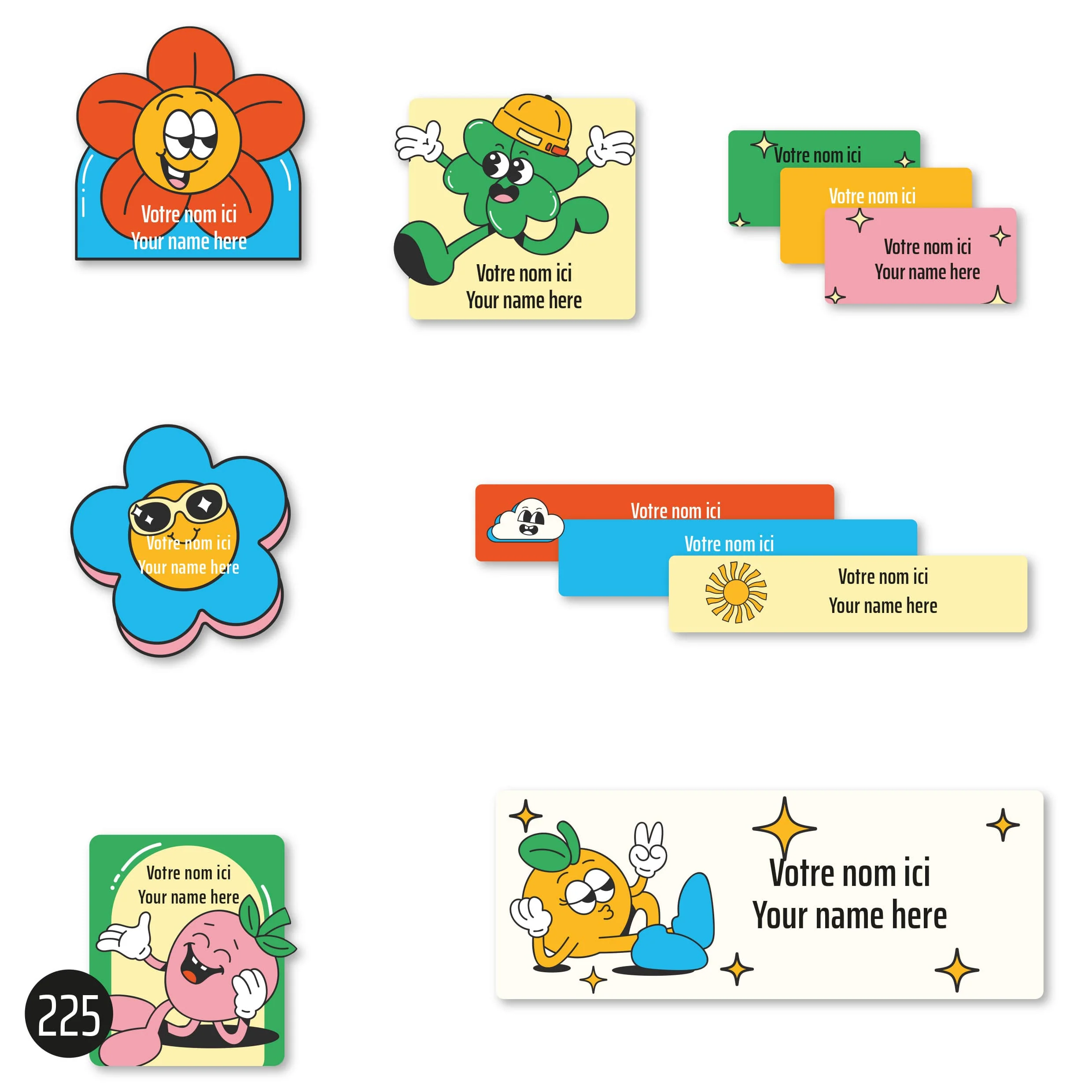 Étiquettes Scolaire - Rétro - Image 5