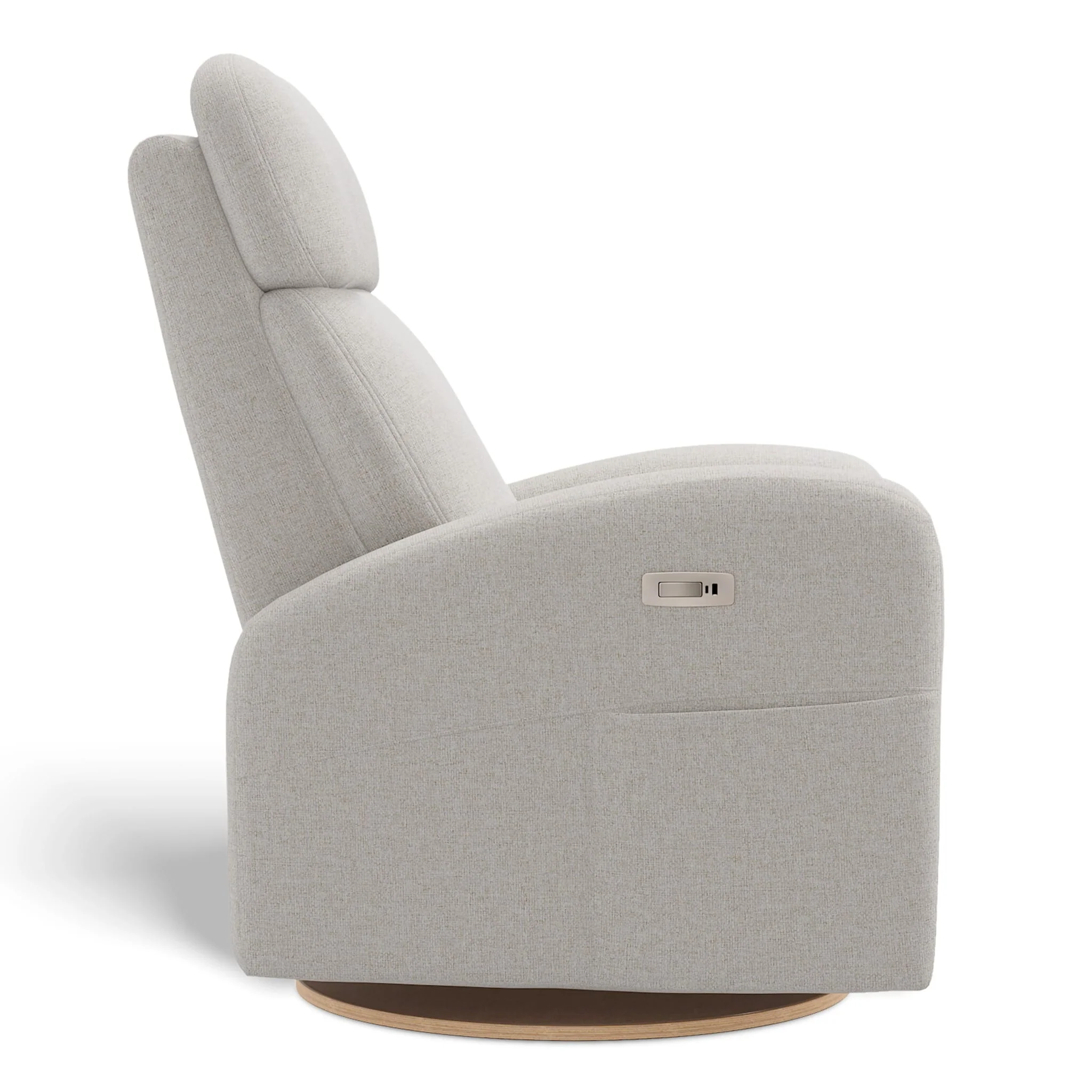 Fauteuil Berçant Inclinable Pivotant Hailey Alta™ 10 avec Mécanisme Électrique (Tissu anti-tache) - Image 3