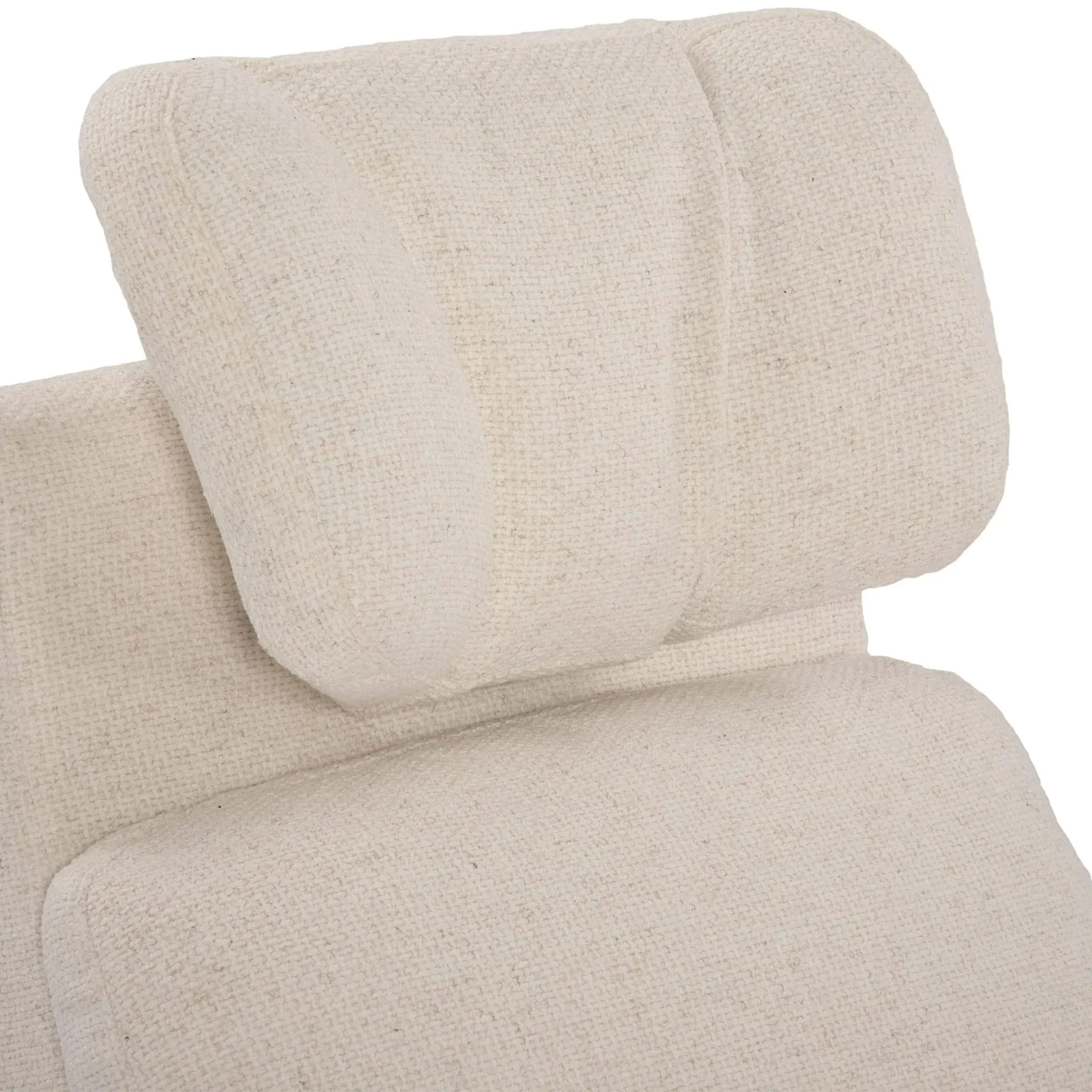 Fauteuil Berçant Inclinable Pivotant Hailey Henequen avec Mécanisme Électrique (Tissu anti-tache) - Image 7