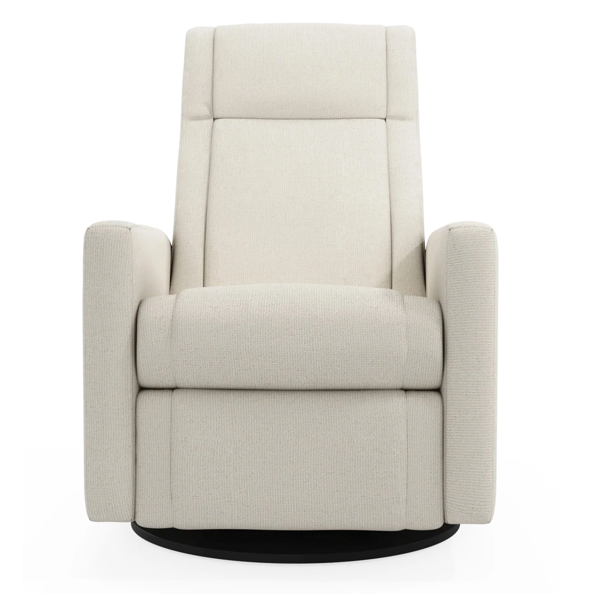 Fauteuil Berçant et Pivotant Nelly - Henequen avec Mécanisme Électrique (Tissu anti-tache) - Image 2