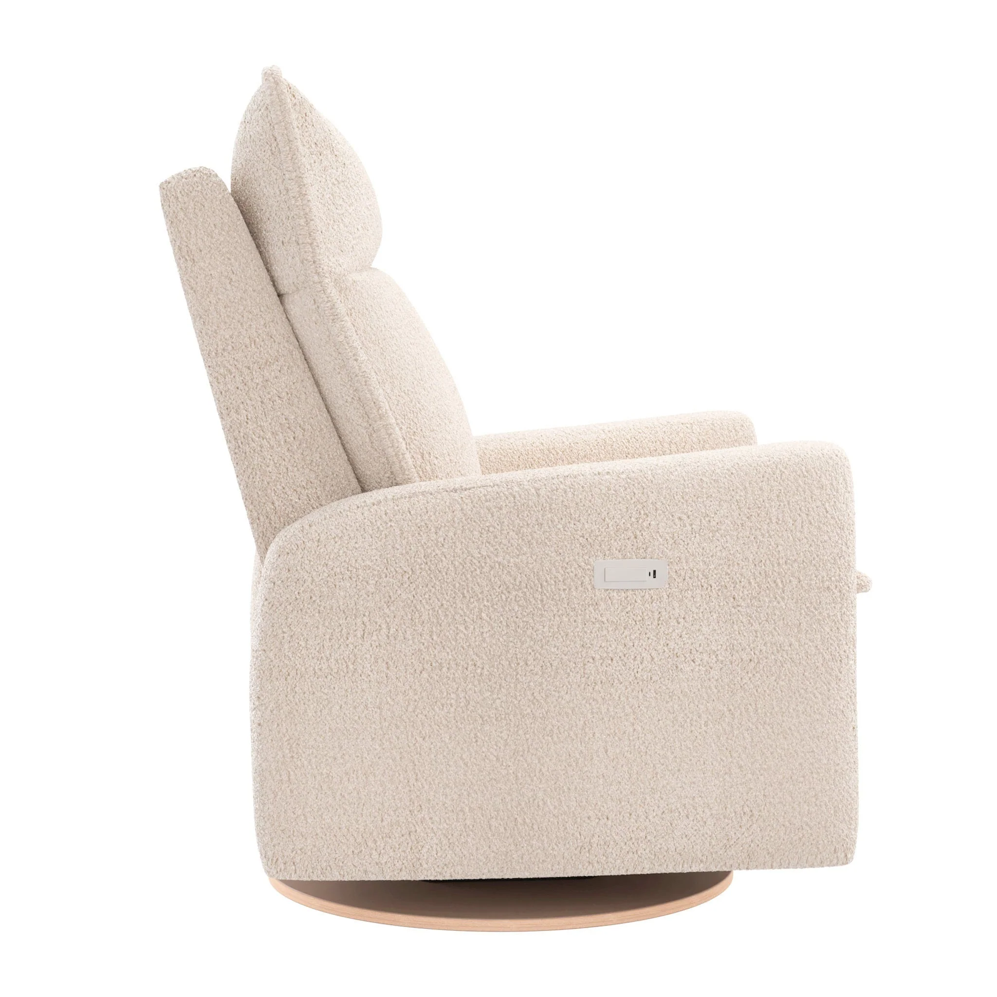 Fauteuil Berçant et Pivotant Arya - Puppy Sand avec Mécanisme Électrique - Image 2