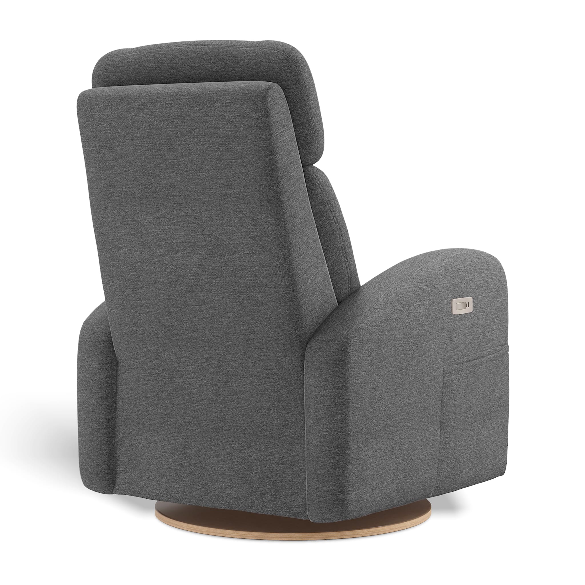 Fauteuil Berçant Inclinable Pivotant Hailey Nexus Charcoa avec Mécanisme Électrique - Image 3