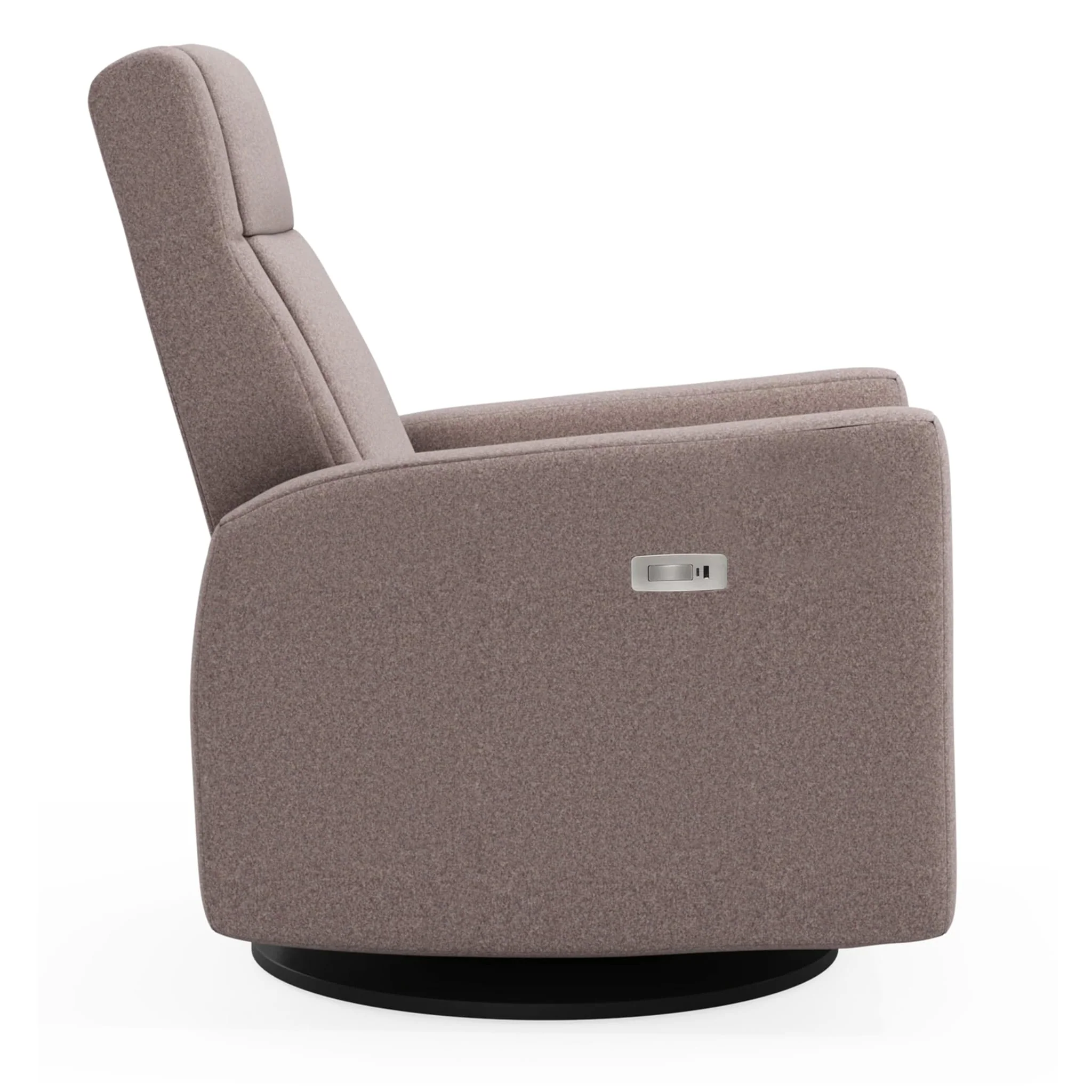 Fauteuil Berçant et Pivotant Nelly - Arlo Beige avec Mécanisme Électrique - Image 2