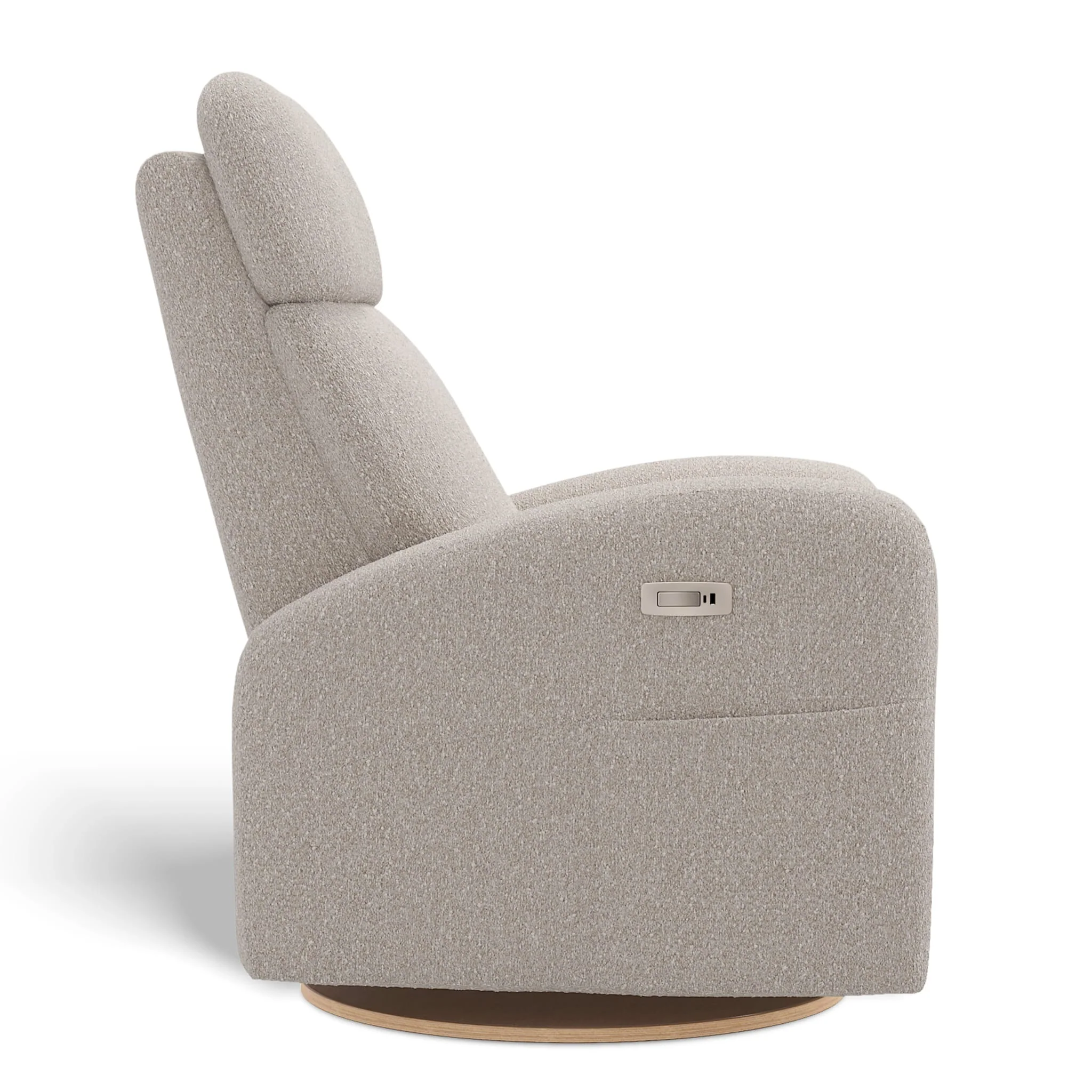 Fauteuil Berçant Inclinable Pivotant Hailey Beyond Sheep Vanilla avec Mécanisme Électrique - Image 3