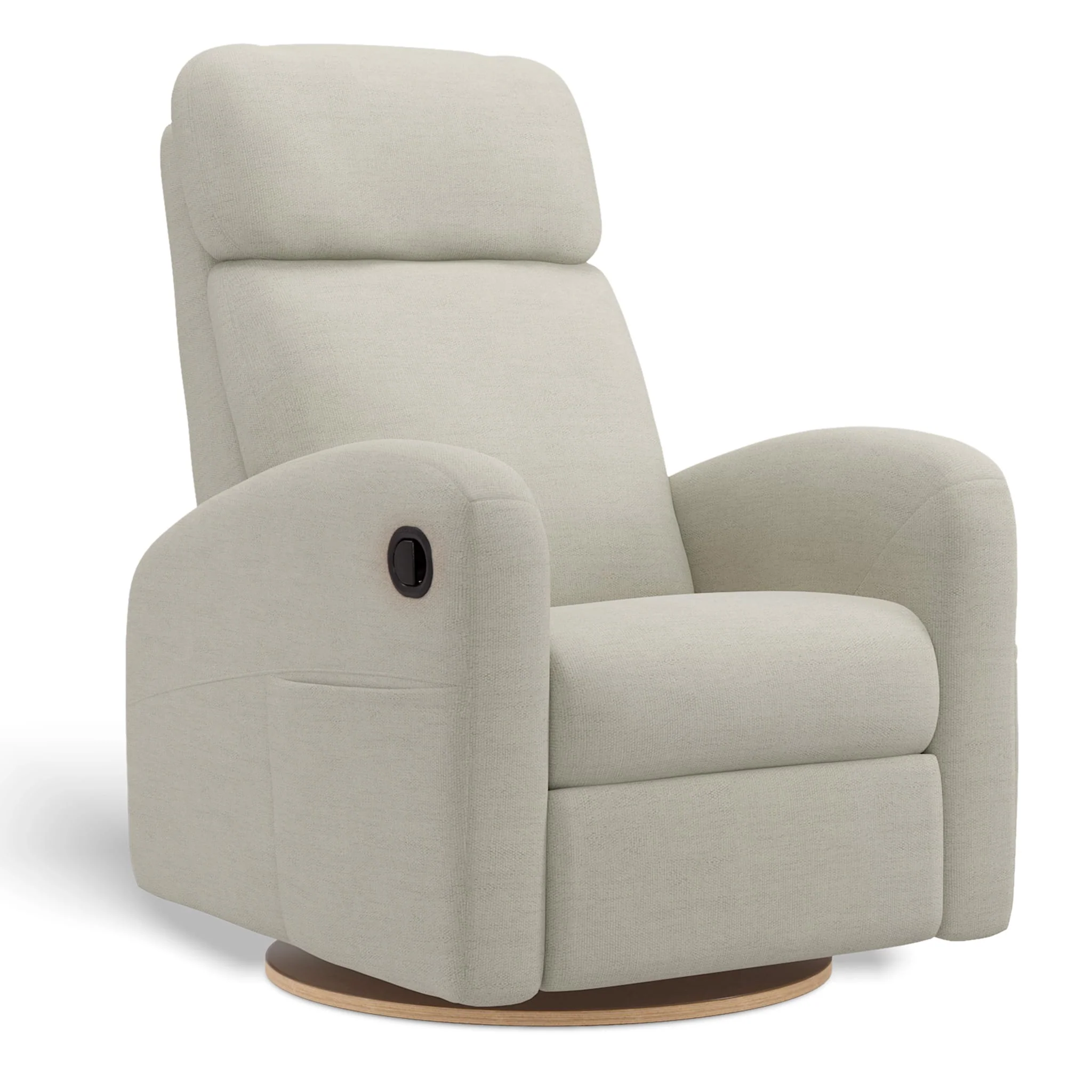 Fauteuil Berçant Inclinable Pivotant Hailey - Como Sand