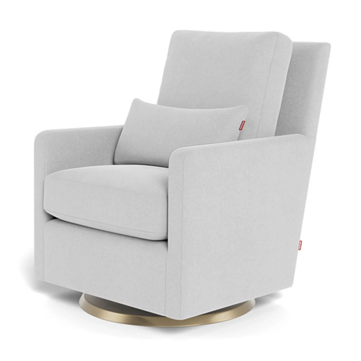 Fauteuil Berçant et Pivotant Como - Ash / Or - Image 3