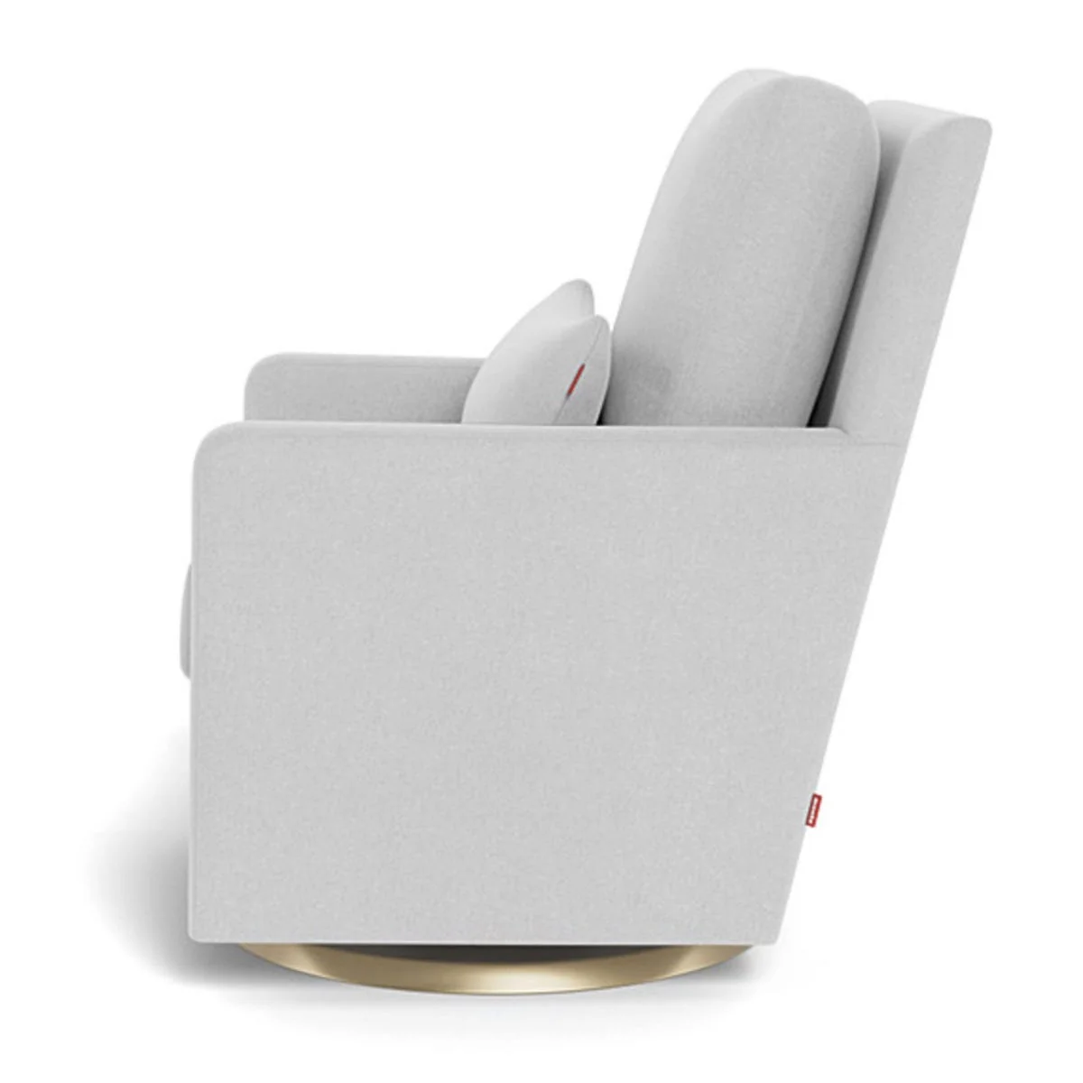 Fauteuil Berçant et Pivotant Como - Ash / Or - Image 4