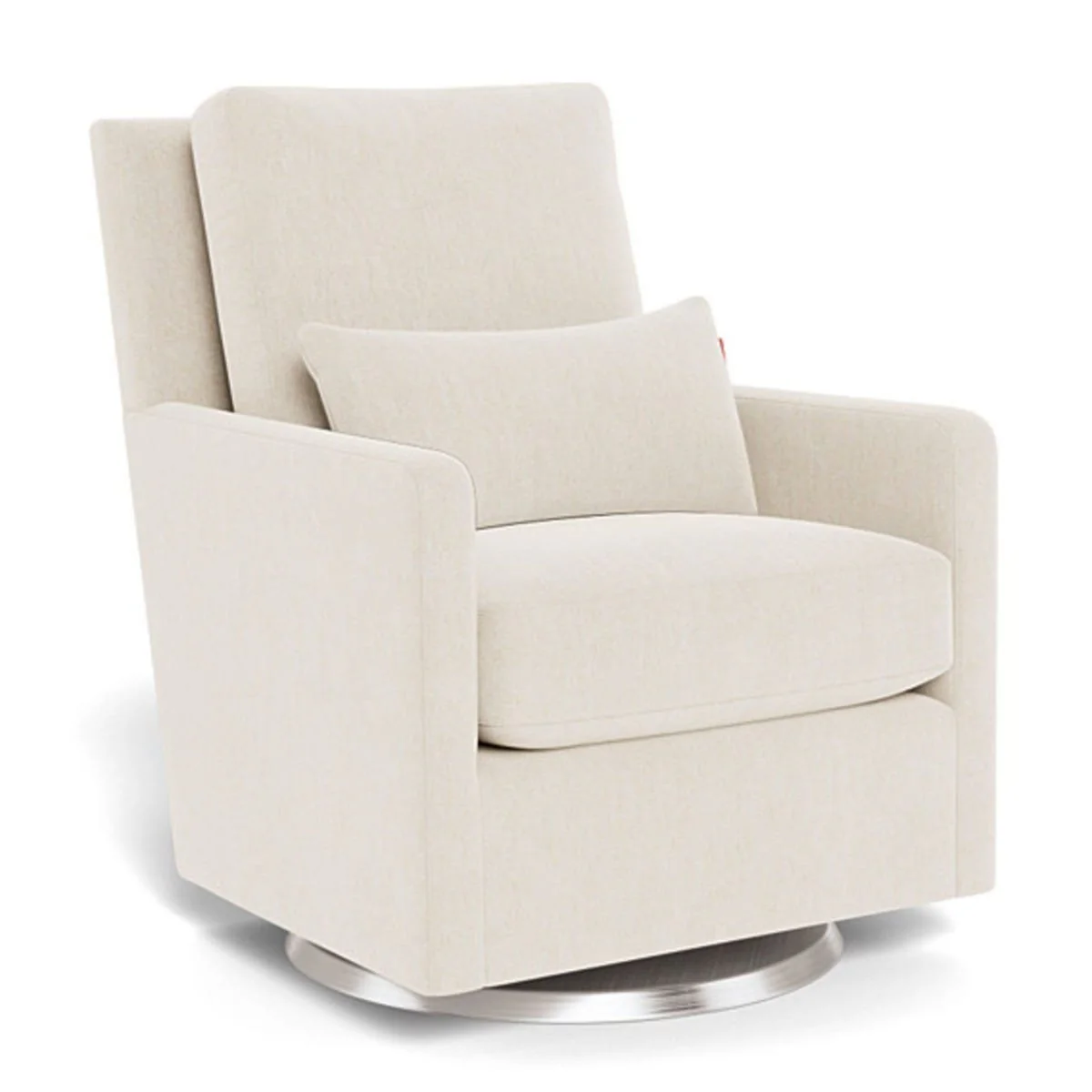 Fauteuil Berçant et Pivotant Como - Dune / Argent