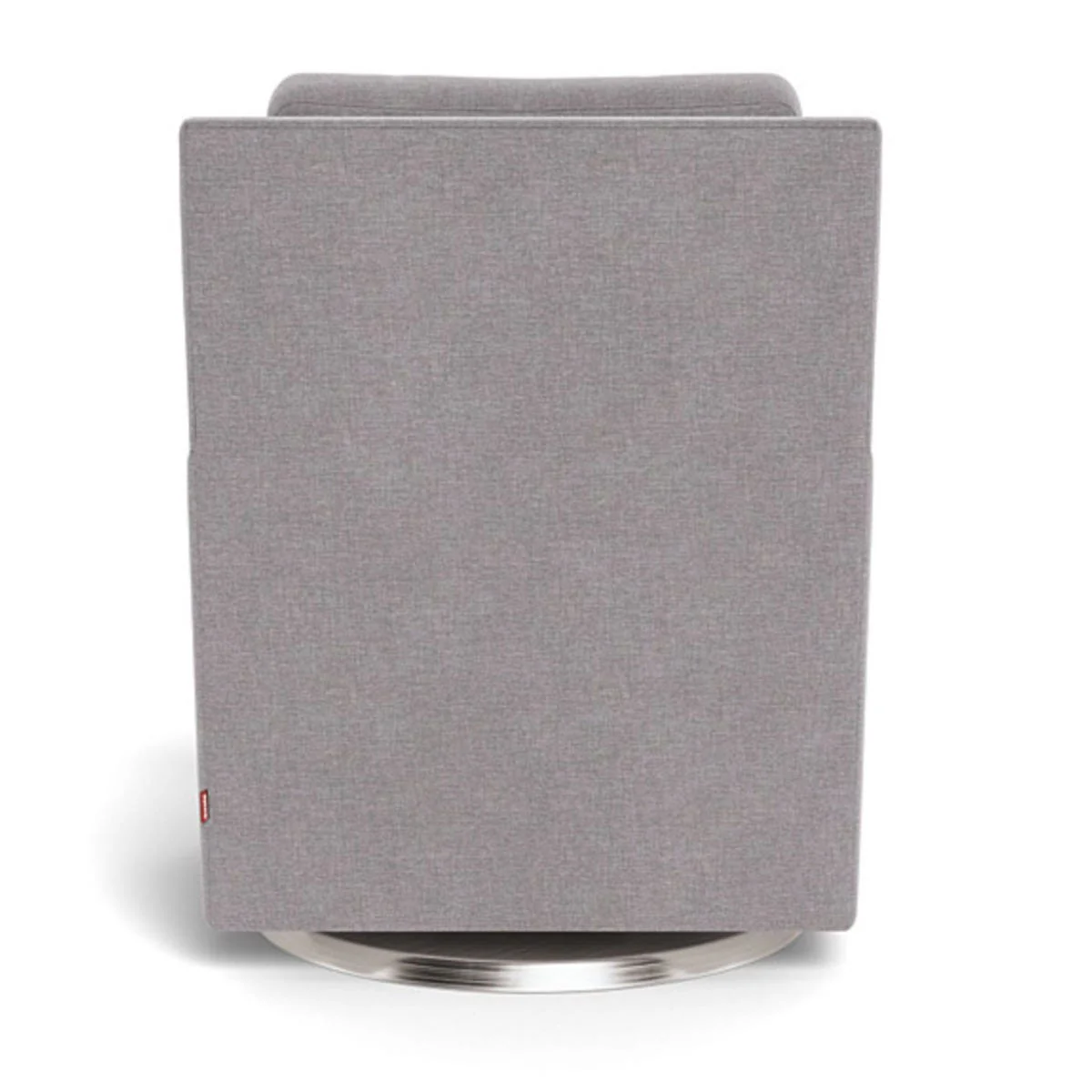 Fauteuil Berçant et Pivotant Como - Pebble Gris / Argent - Image 5