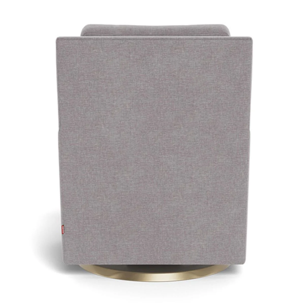 Fauteuil Berçant et Pivotant Como - Pebble Gris / Or - Image 6