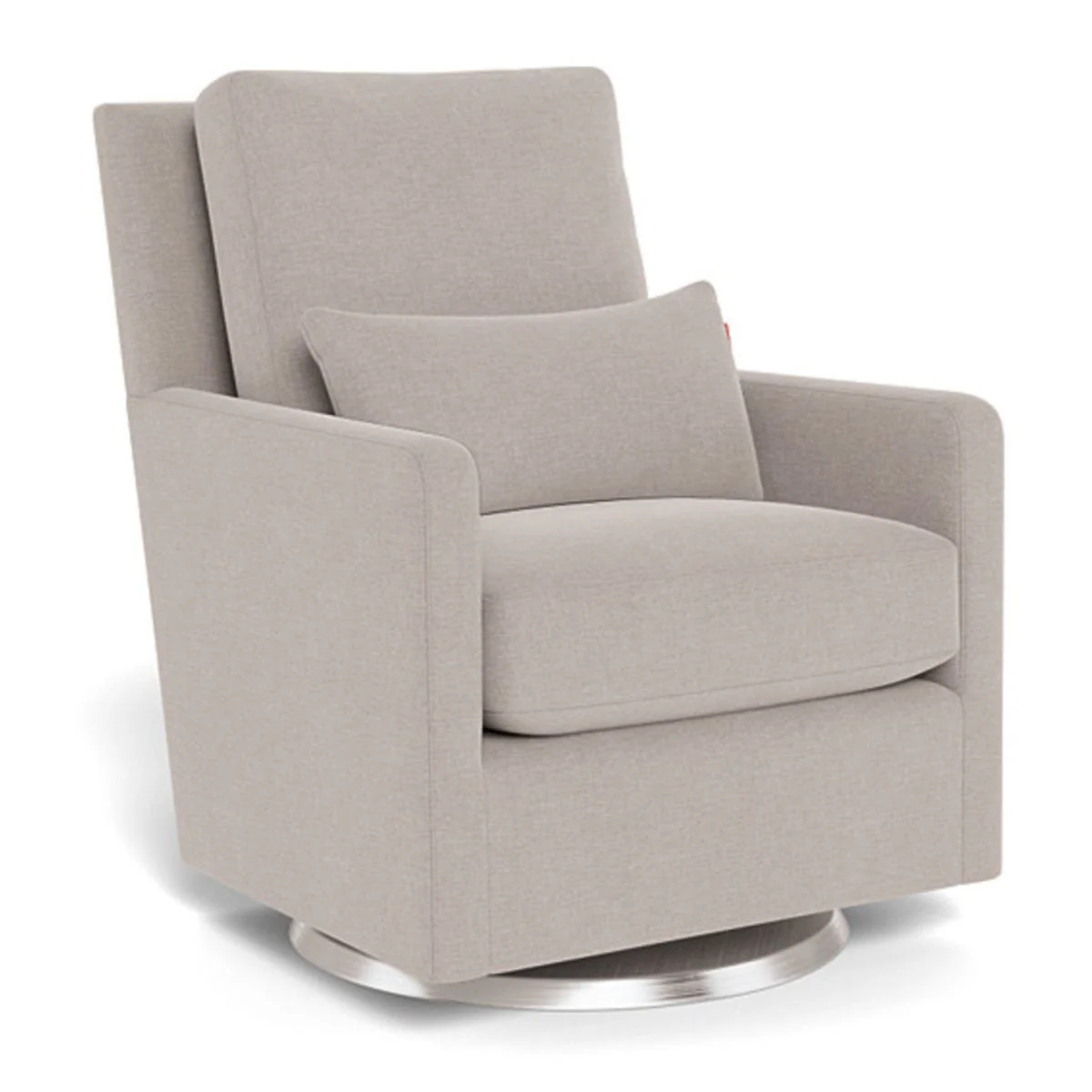 Fauteuil Berçant et Pivotant Como - Sand / Argent