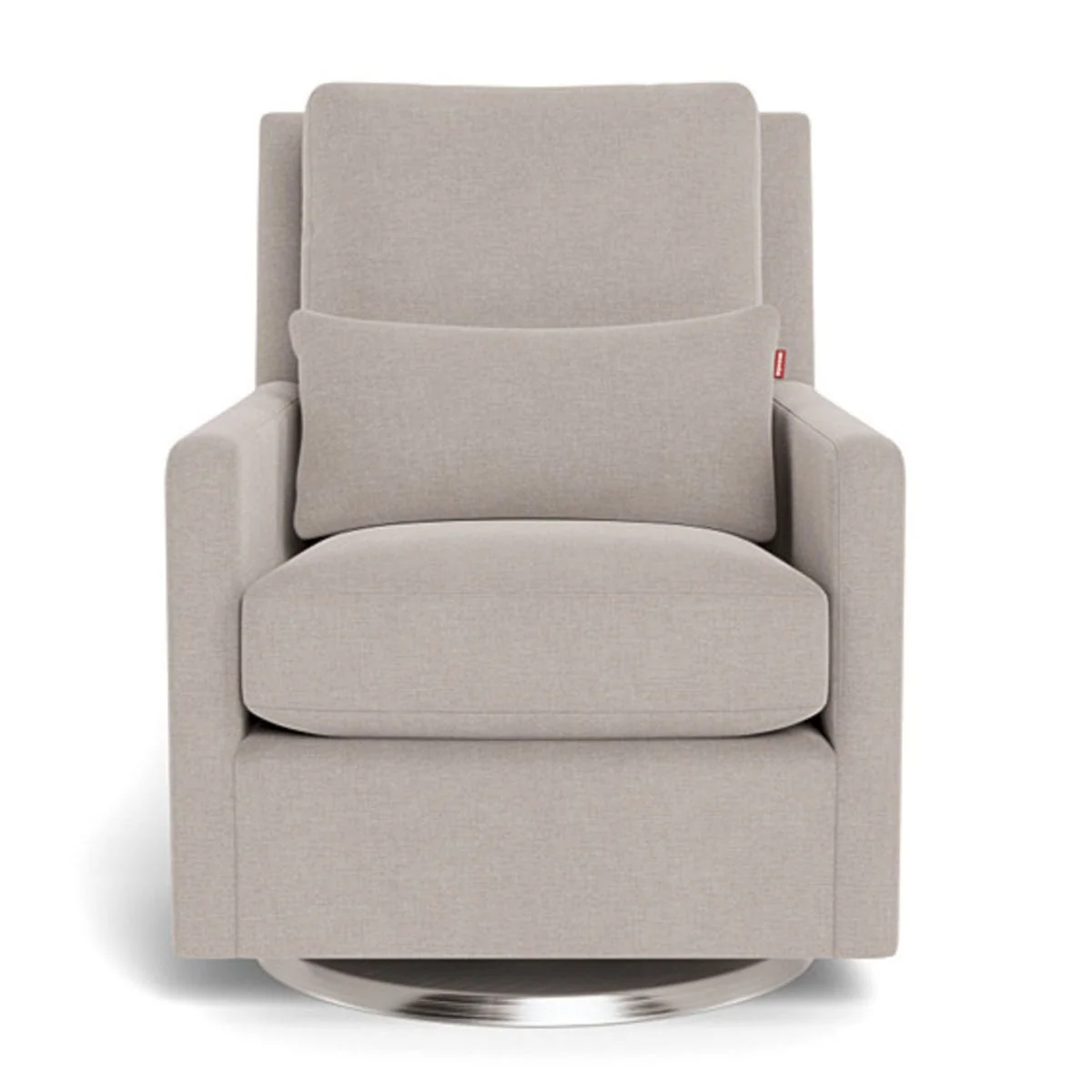 Fauteuil Berçant et Pivotant Como - Sand / Argent - Image 4