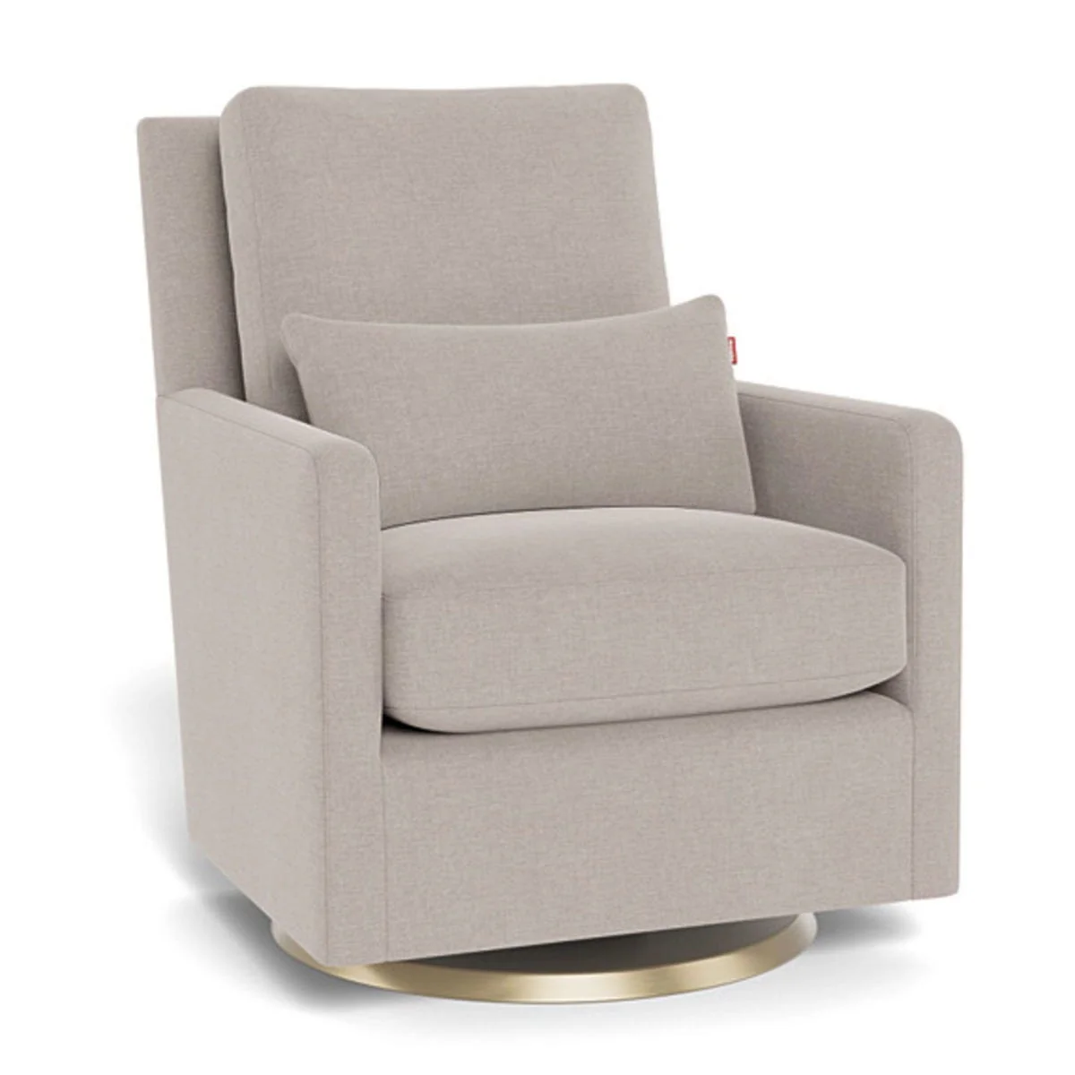 Fauteuil Berçant et Pivotant Como - Sand / Or