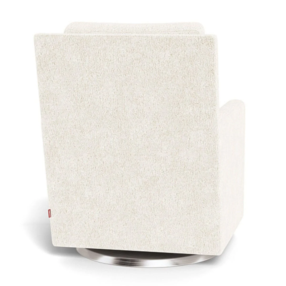 Fauteuil Berçant et Pivotant Como - Sherpa / Argent - Image 5