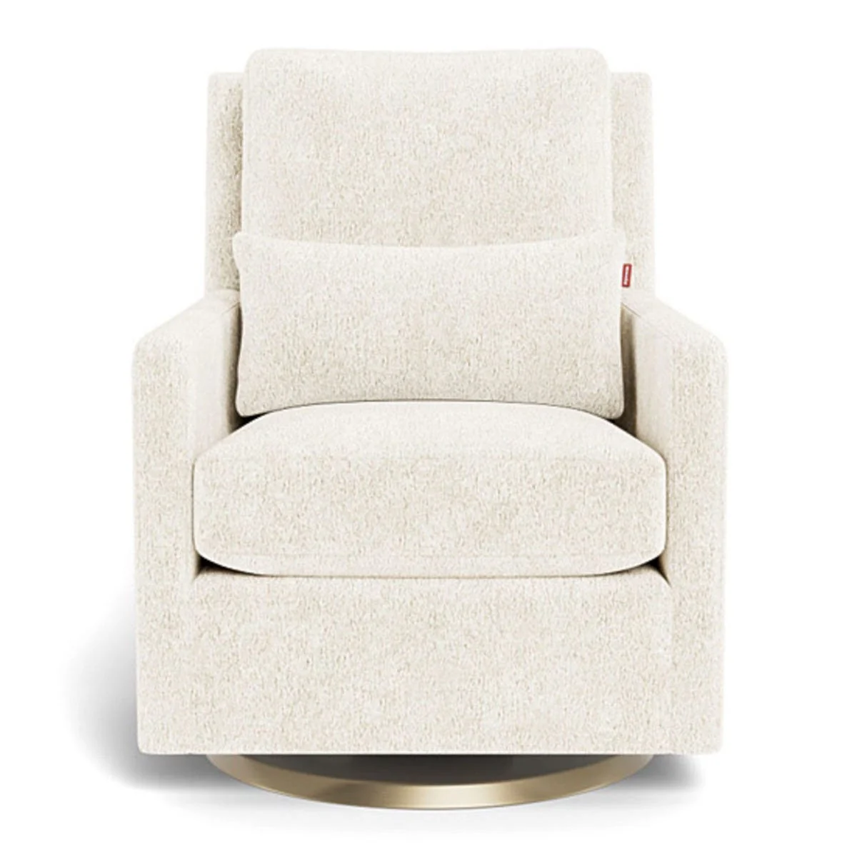 Fauteuil Berçant et Pivotant Como - Sherpa / Or - Image 2