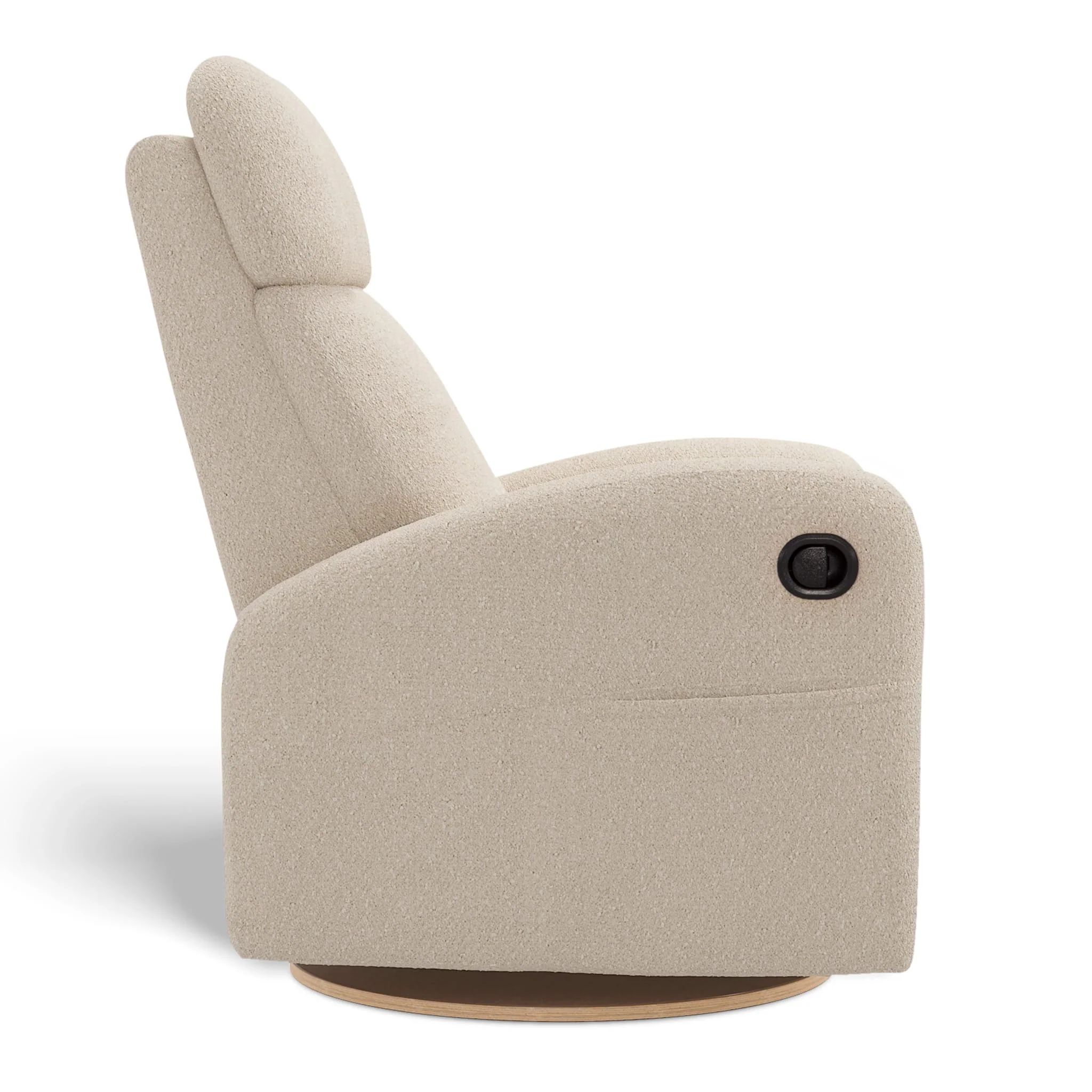 Fauteuil Berçant Inclinable Pivotant Hailey - Beyond Sheep Cream - Image 3