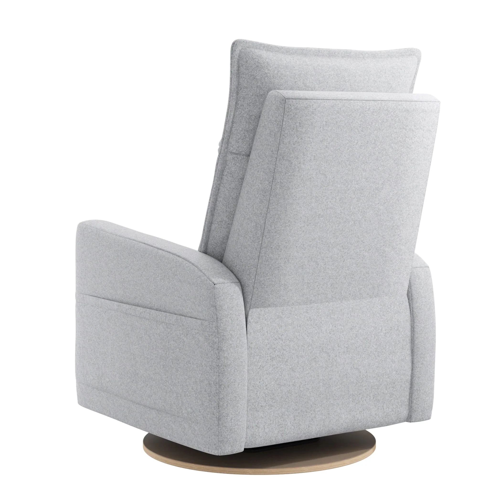 Fauteuil Berçant et Pivotant Arya - Arlo Heather Silver - Image 3
