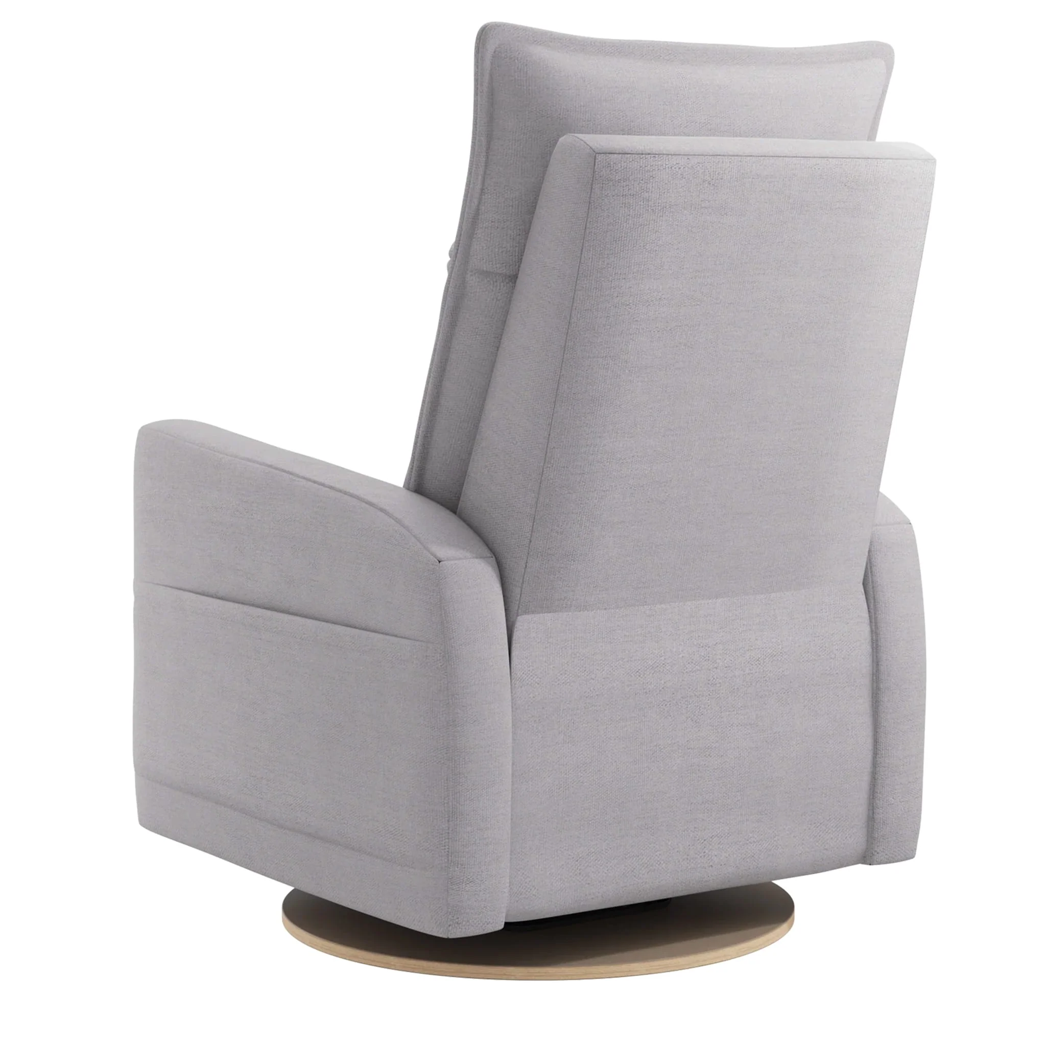 Fauteuil Berçant et Pivotant Arya - Como Dove Grey - Image 3