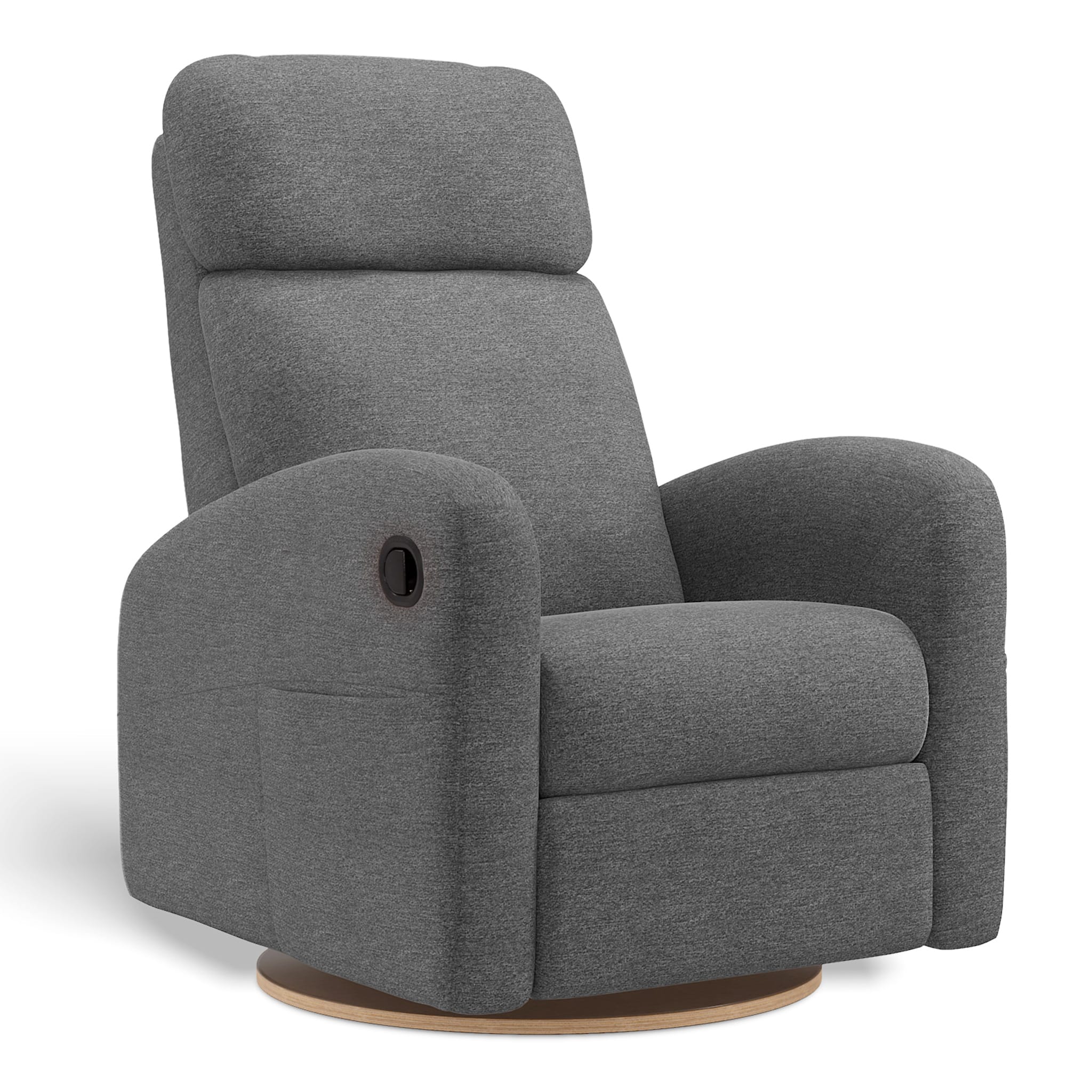 Fauteuil Berçant Inclinable Pivotant Hailey - Nexus Charcoal