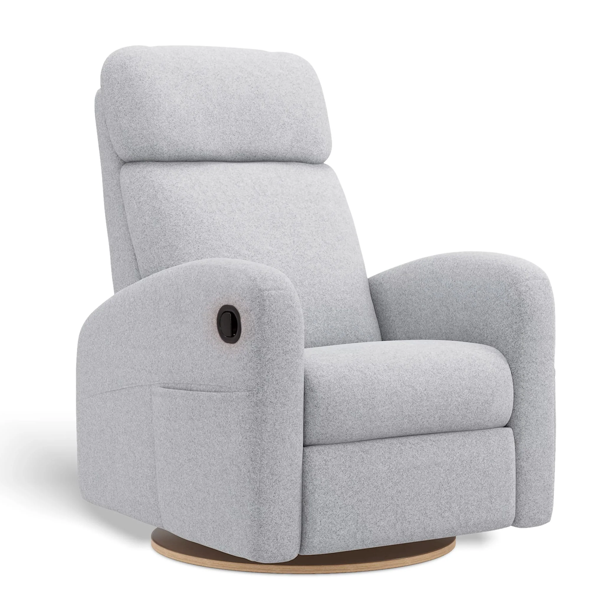 Fauteuil Berçant Inclinable Pivotant Hailey - Arlo Heather Silver
