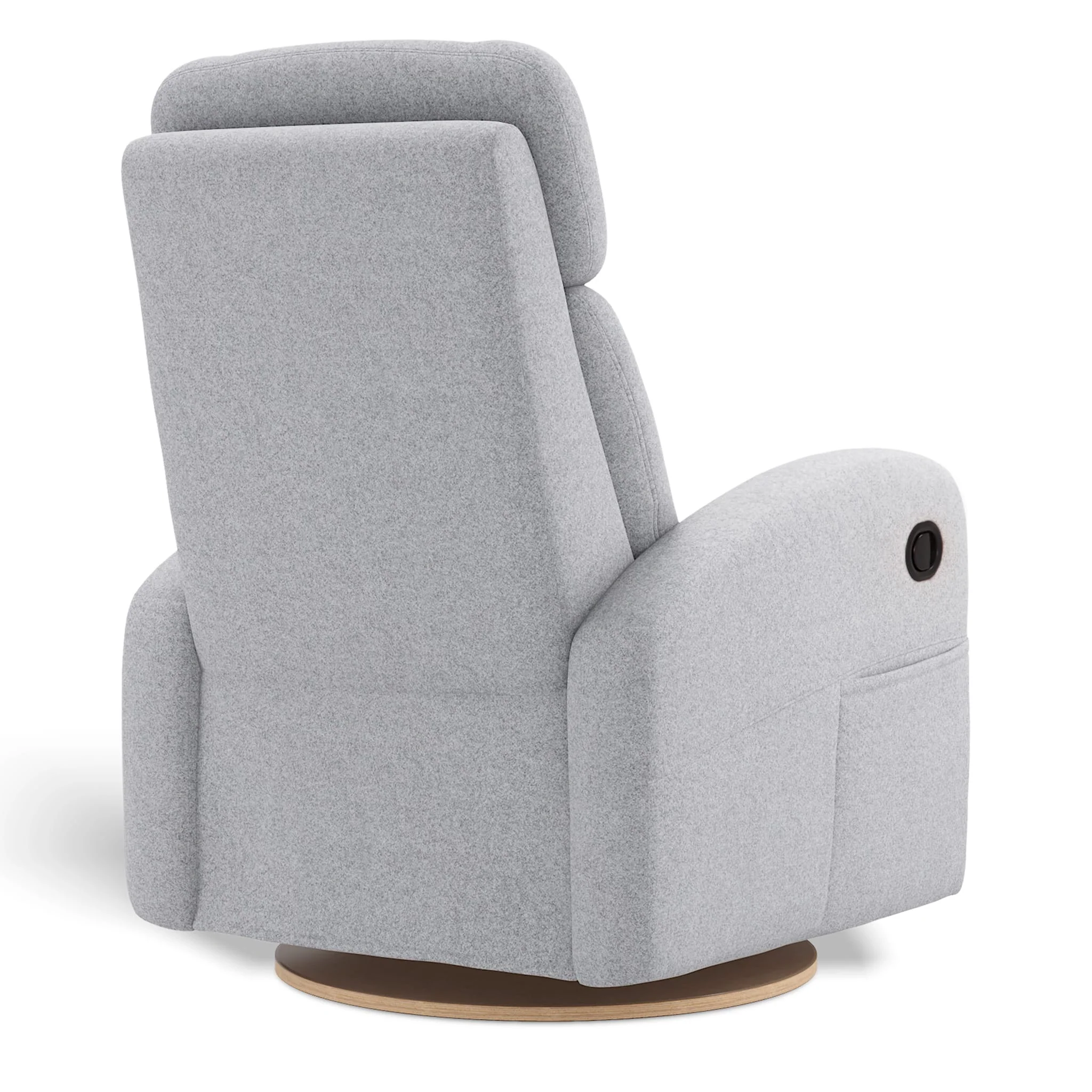 Fauteuil Berçant Inclinable Pivotant Hailey - Arlo Heather Silver - Image 4