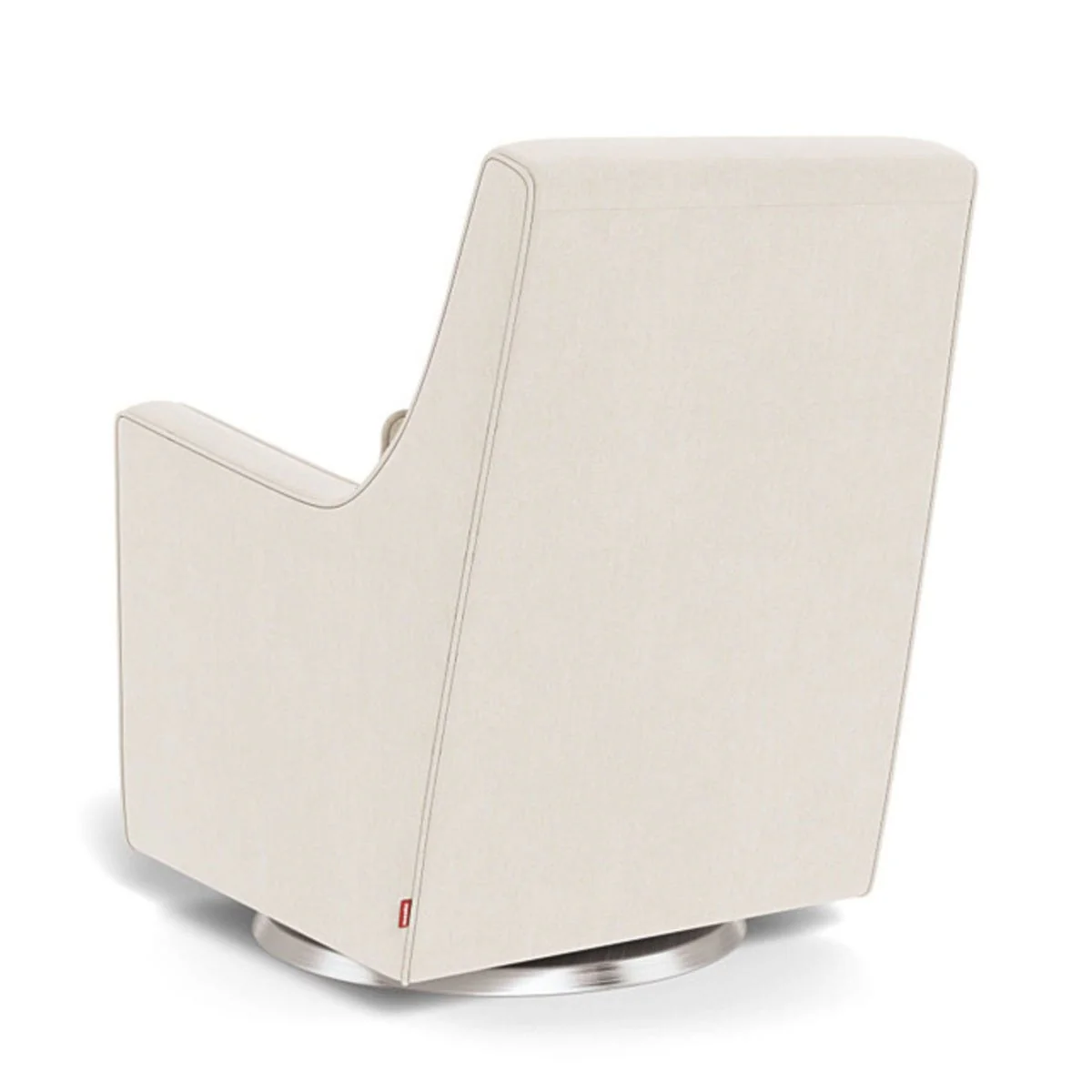 Fauteuil Berçant et Pivotant Luca - Dune / Argent - Image 3