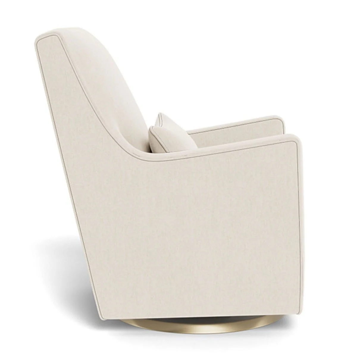 Fauteuil Berçant et Pivotant Luca - Dune / Or - Image 2
