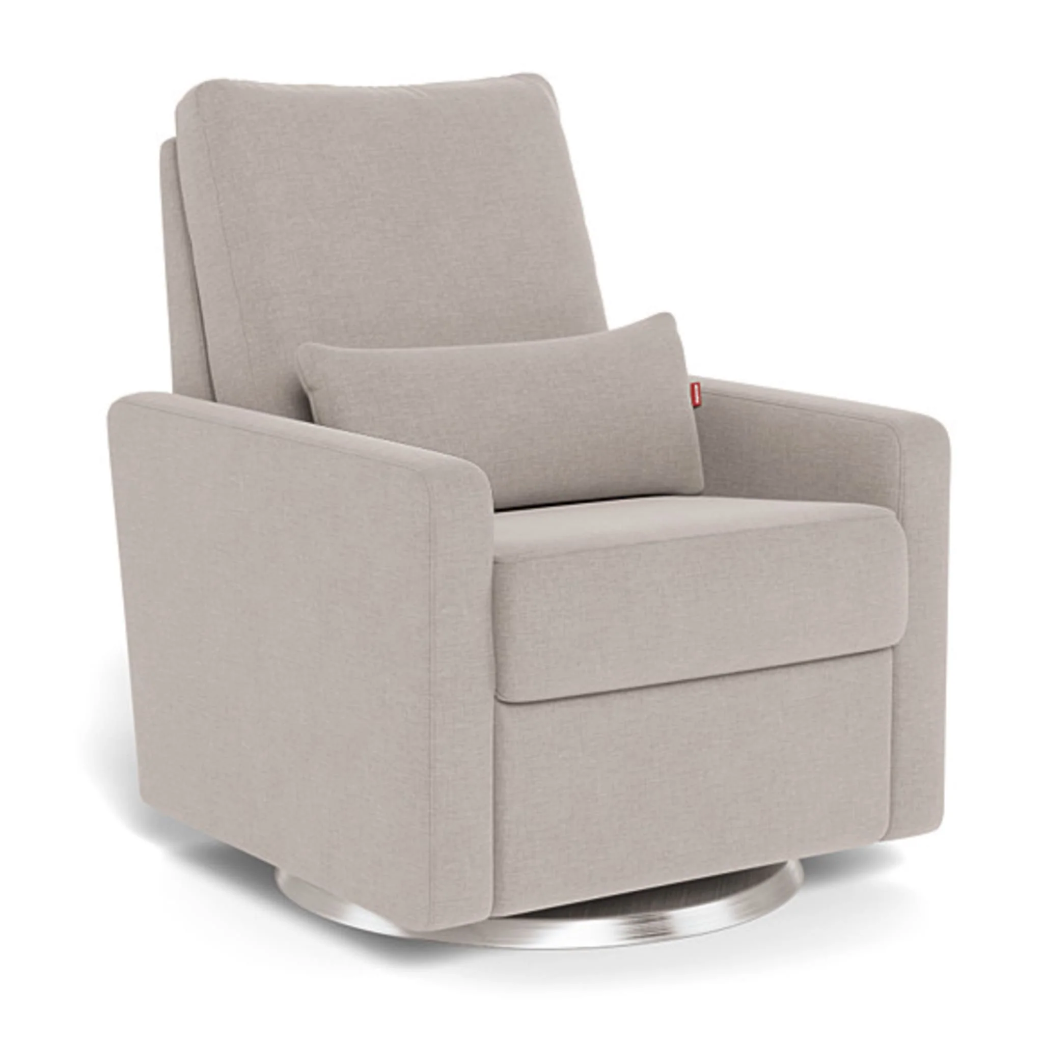 Fauteuil Berçant, Pivotant et Inclinable Matera - Sand / Argent