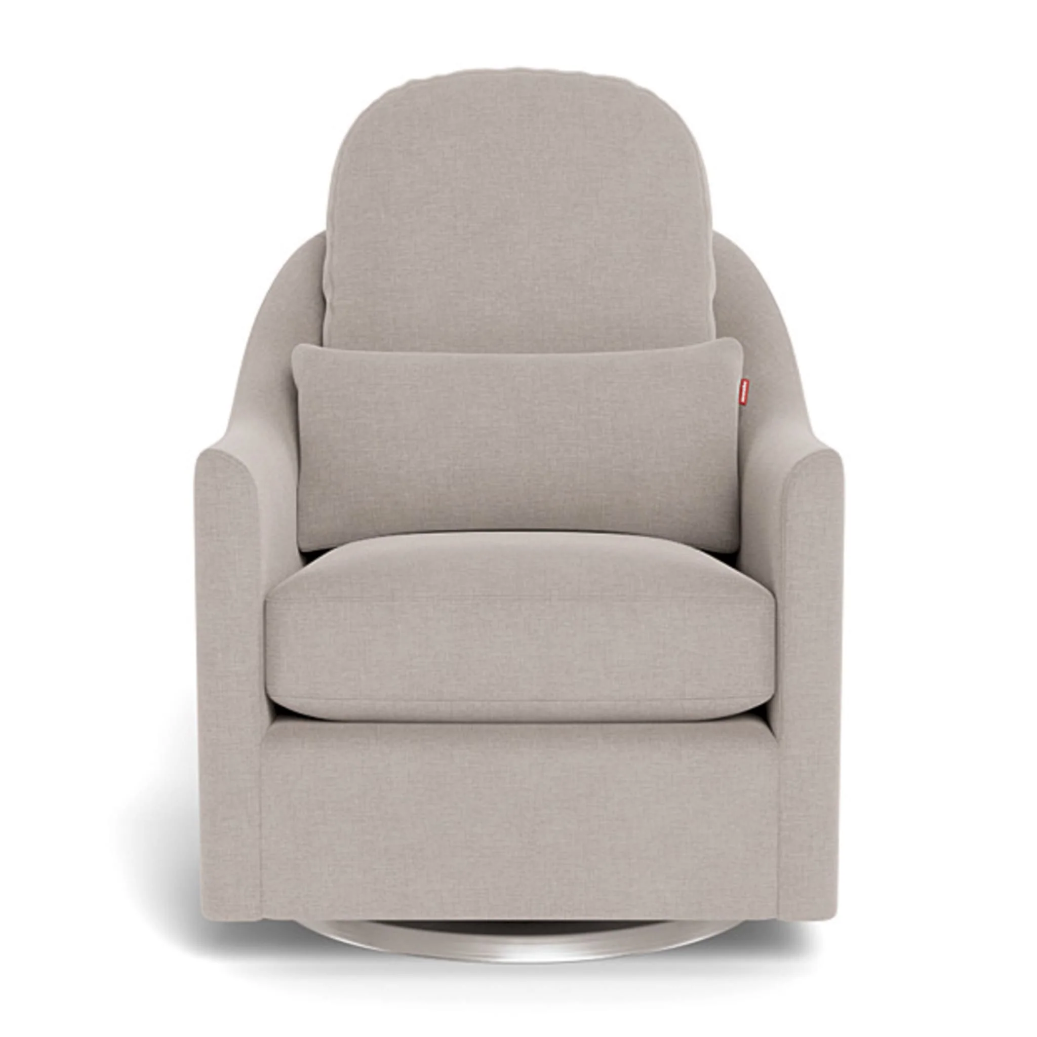 Fauteuil Berçant et Pivotant Nessa - Sand / Argent - Image 2
