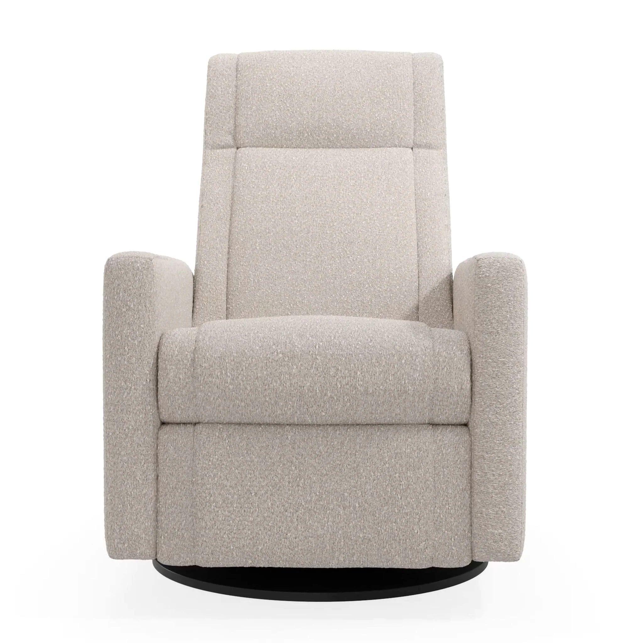 Fauteuil Berçant et Pivotant Nelly - Beyond Sheep Vanille / Noir - Image 3