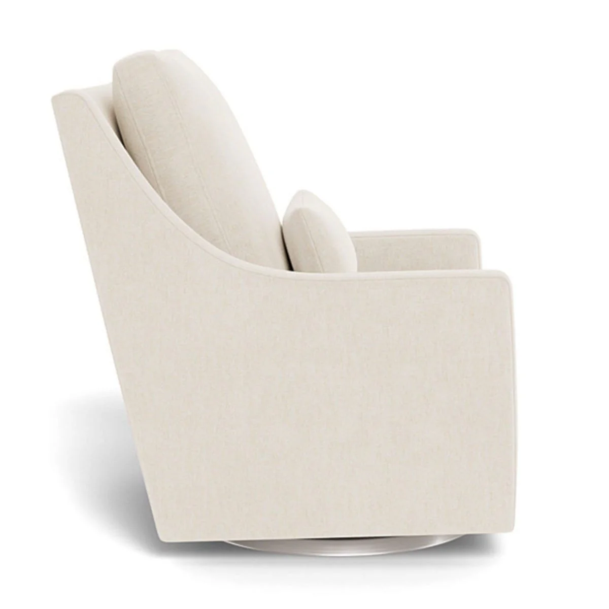 Fauteuil Berçant et Pivotant Vera - Dune / Argent - Image 4