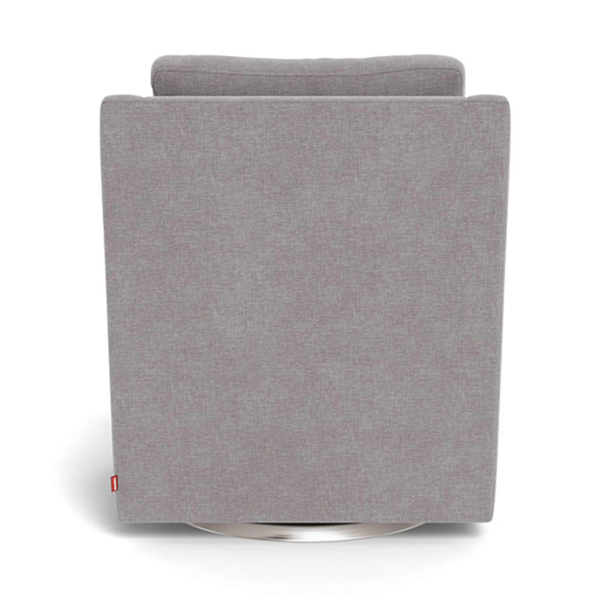 Fauteuil Berçant et Pivotant Vera - Pebble Gris / Argent - Image 6