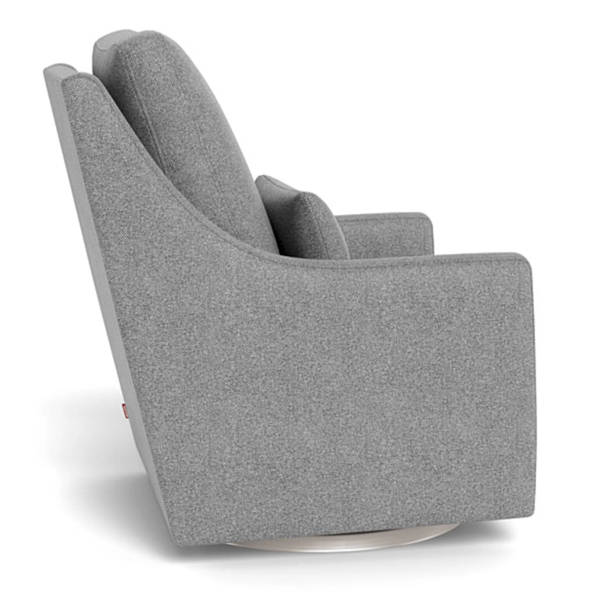 Fauteuil Berçant et Pivotant Vera - Pepper Gris / Argent - Image 4