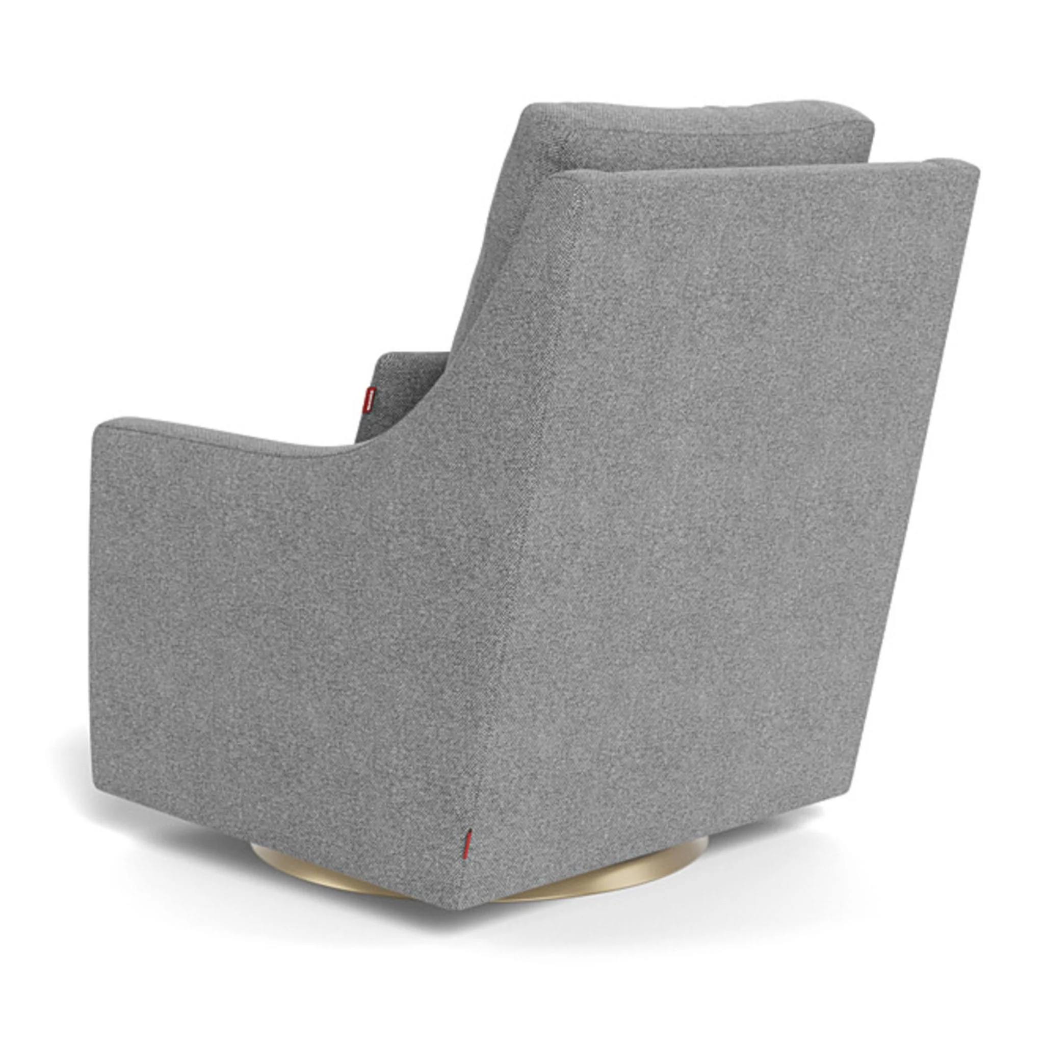 Fauteuil Berçant et Pivotant Vera - Pepper Gris / Or - Image 4
