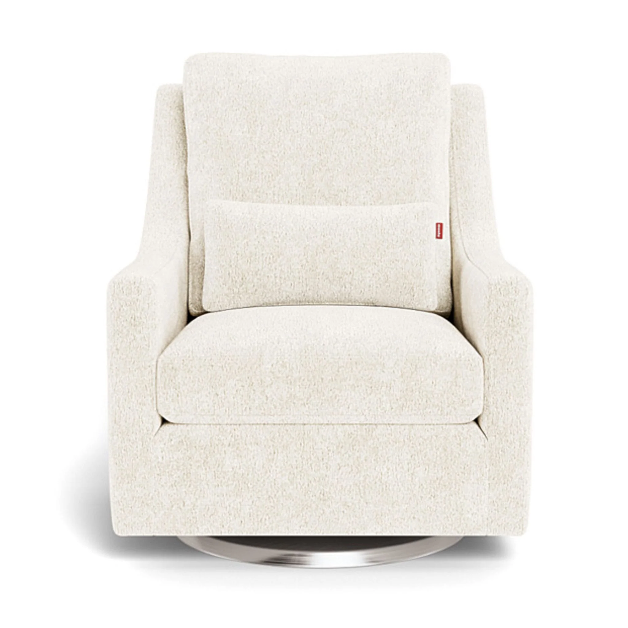 Fauteuil Berçant et Pivotant Vera - Sherpa / Argent - Image 5