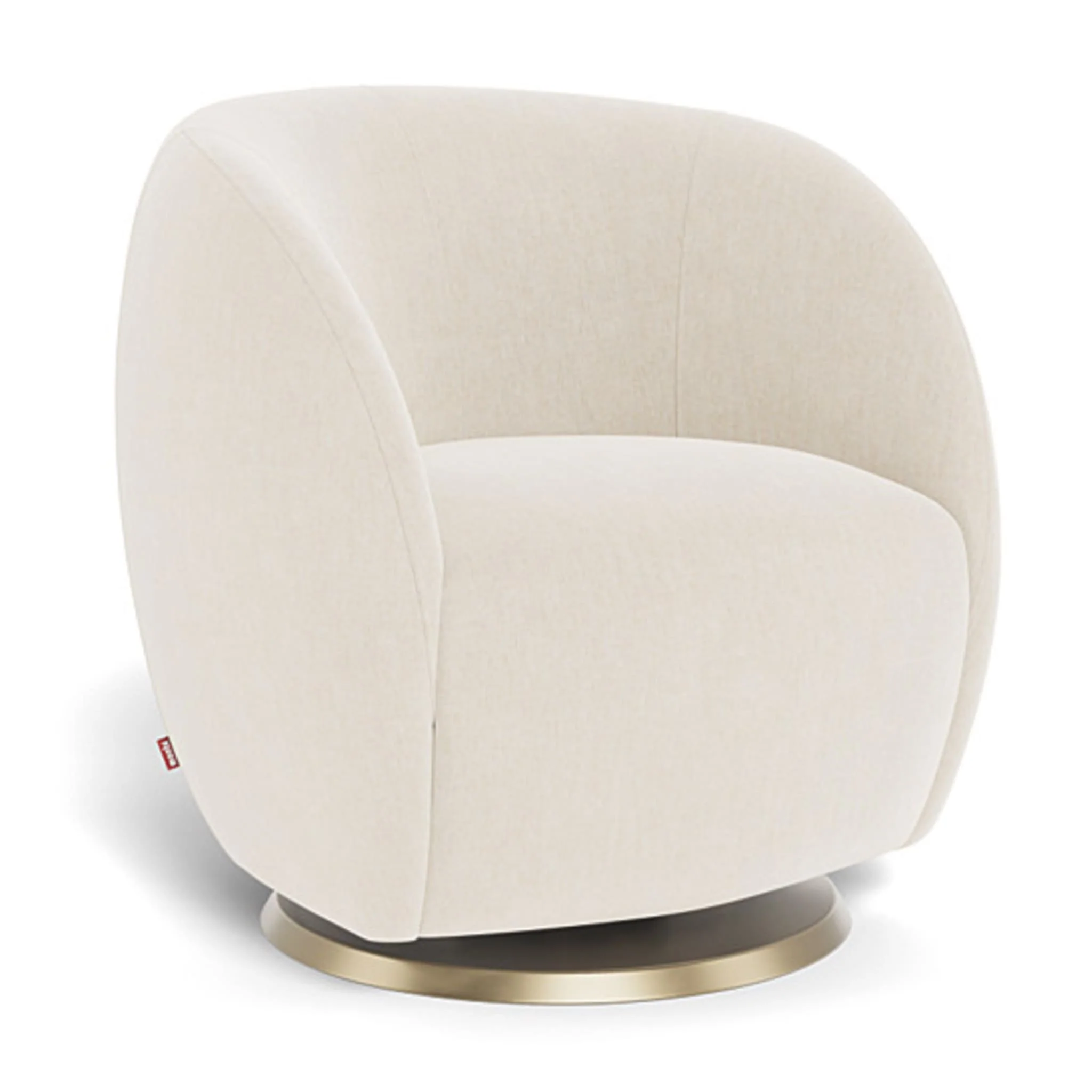 Fauteuil Berçant et Pivotant Gem - Dune / Or
