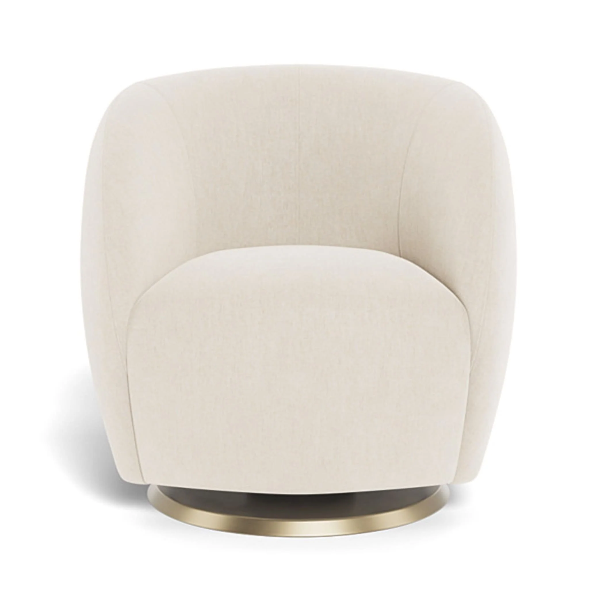Fauteuil Berçant et Pivotant Gem - Dune / Or - Image 2