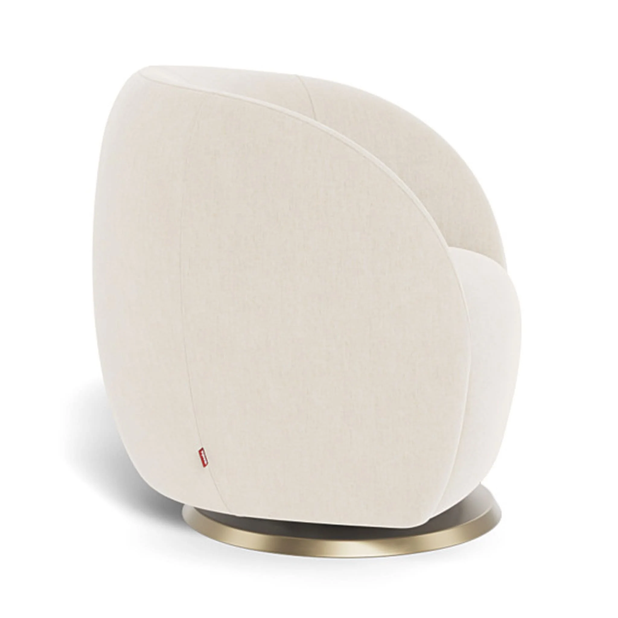 Fauteuil Berçant et Pivotant Gem - Dune / Or - Image 4
