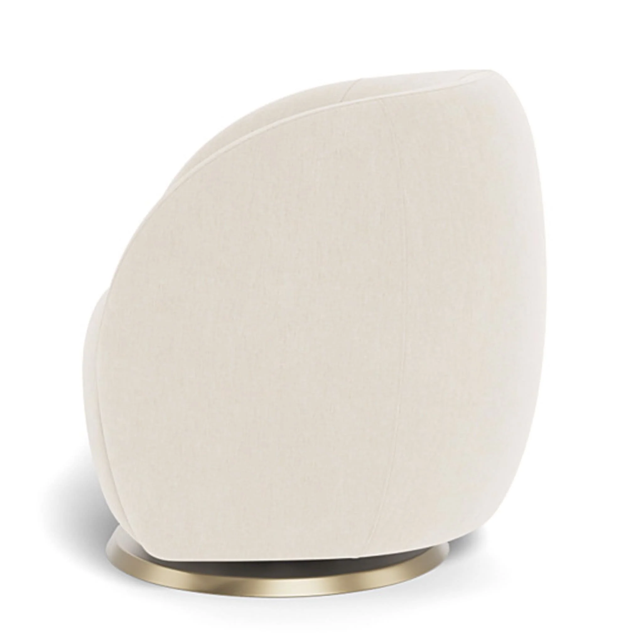 Fauteuil Berçant et Pivotant Gem - Dune / Or - Image 6