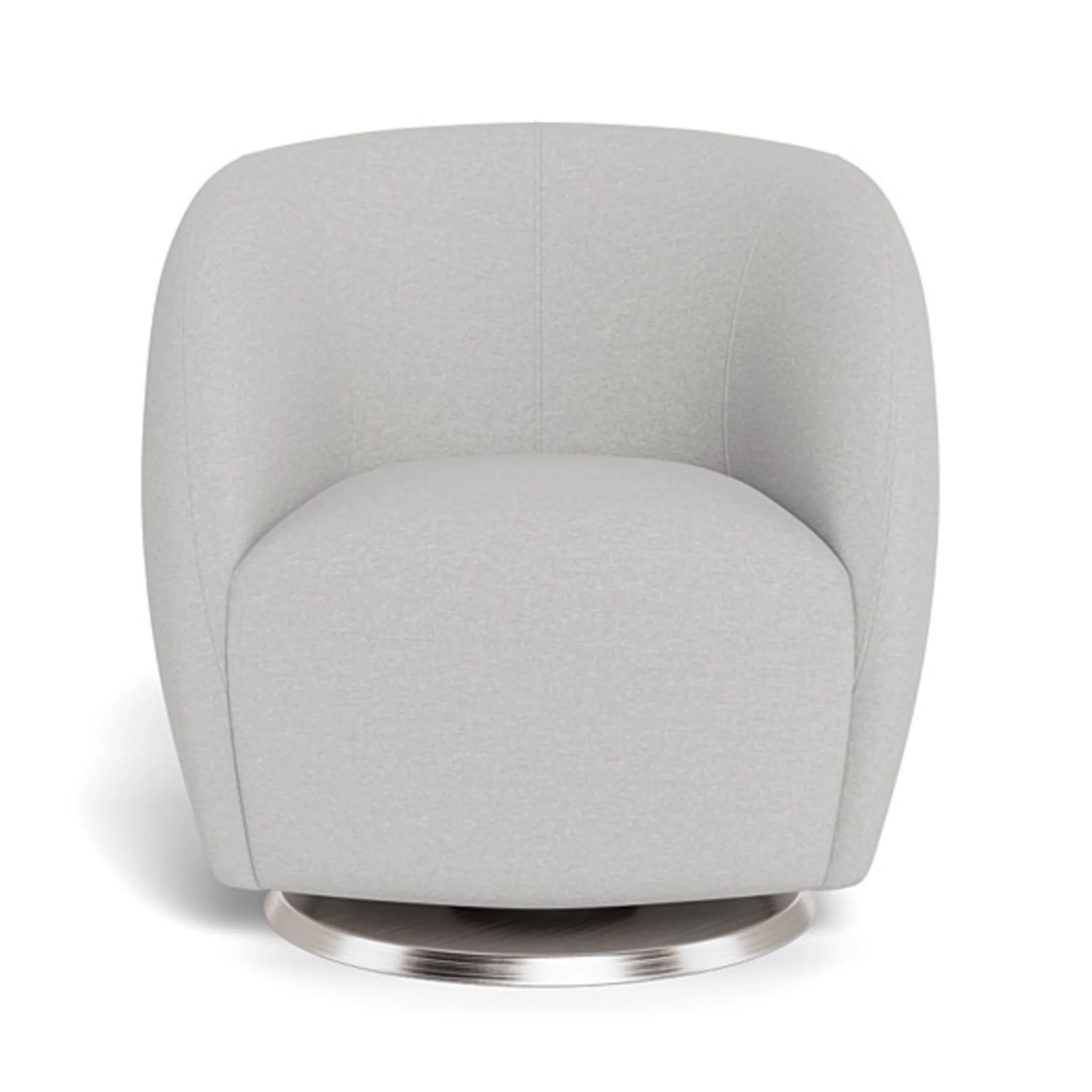 Fauteuil Berçant et Pivotant Gem - Fog grey / Argent - Image 2