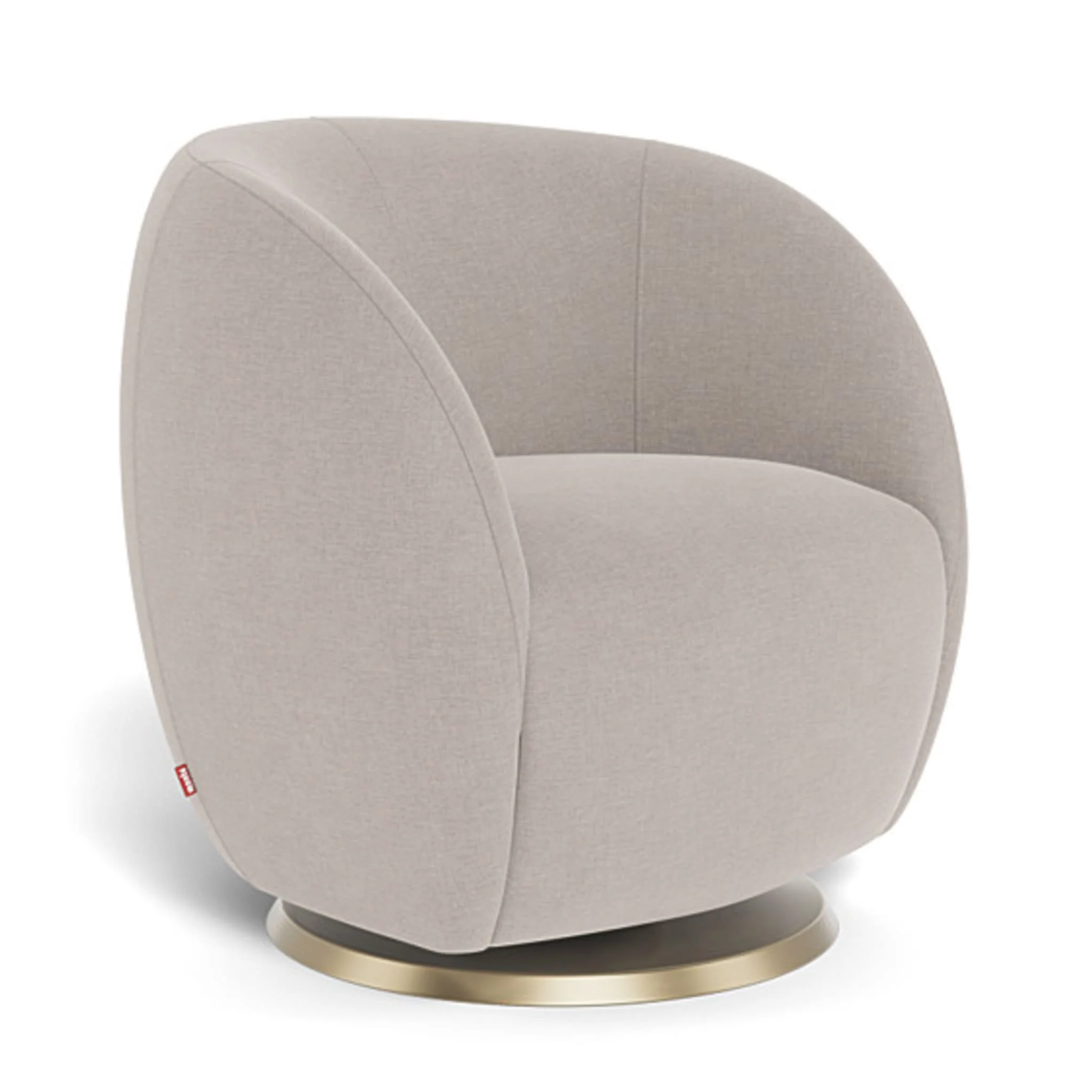 Fauteuil Berçant et Pivotant Gem - Sand / Or