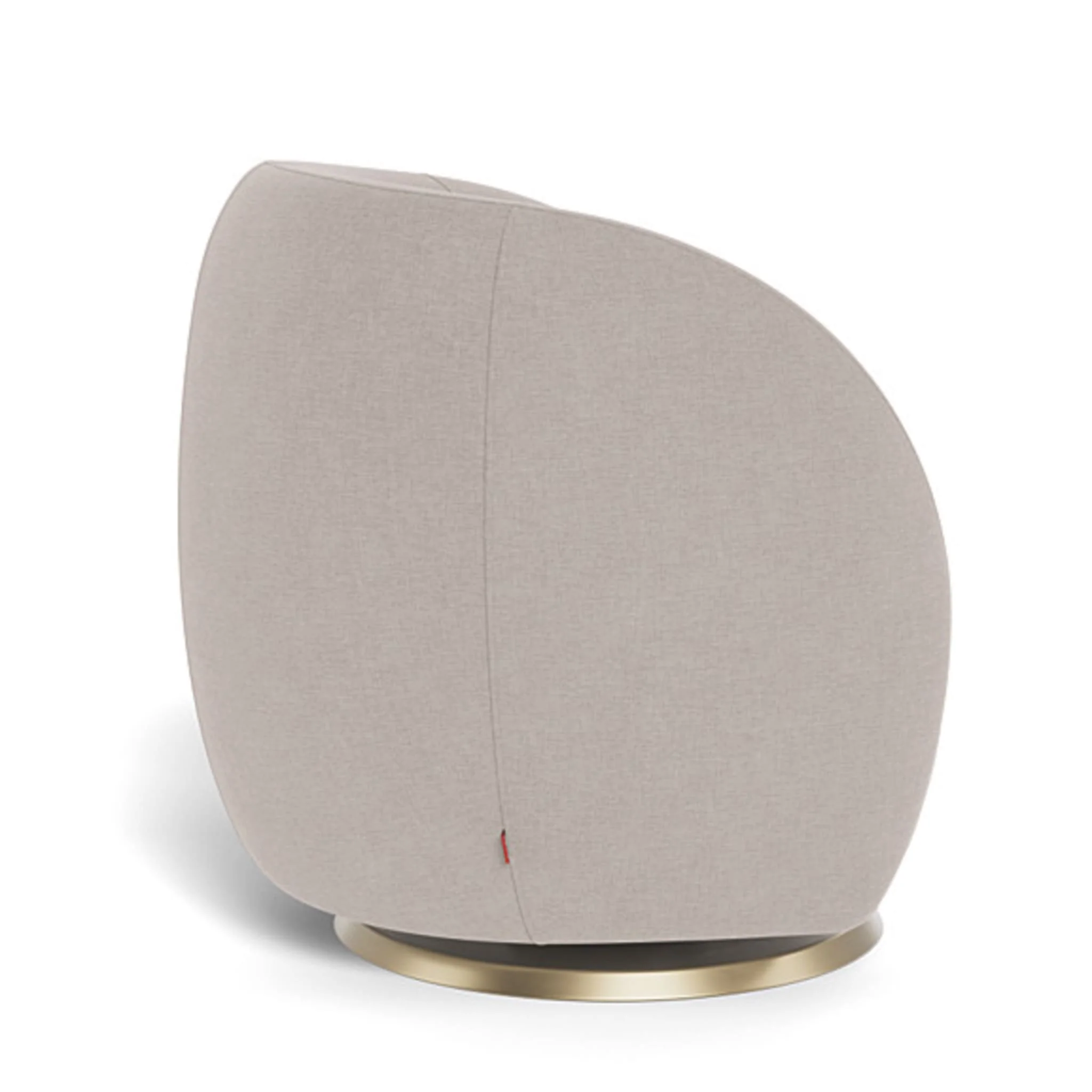 Fauteuil Berçant et Pivotant Gem - Sand / Or - Image 5