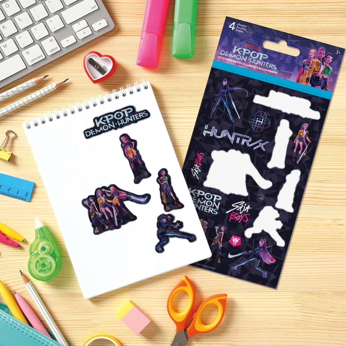 Feuilles (4) Autocollants K-pop - Image 3
