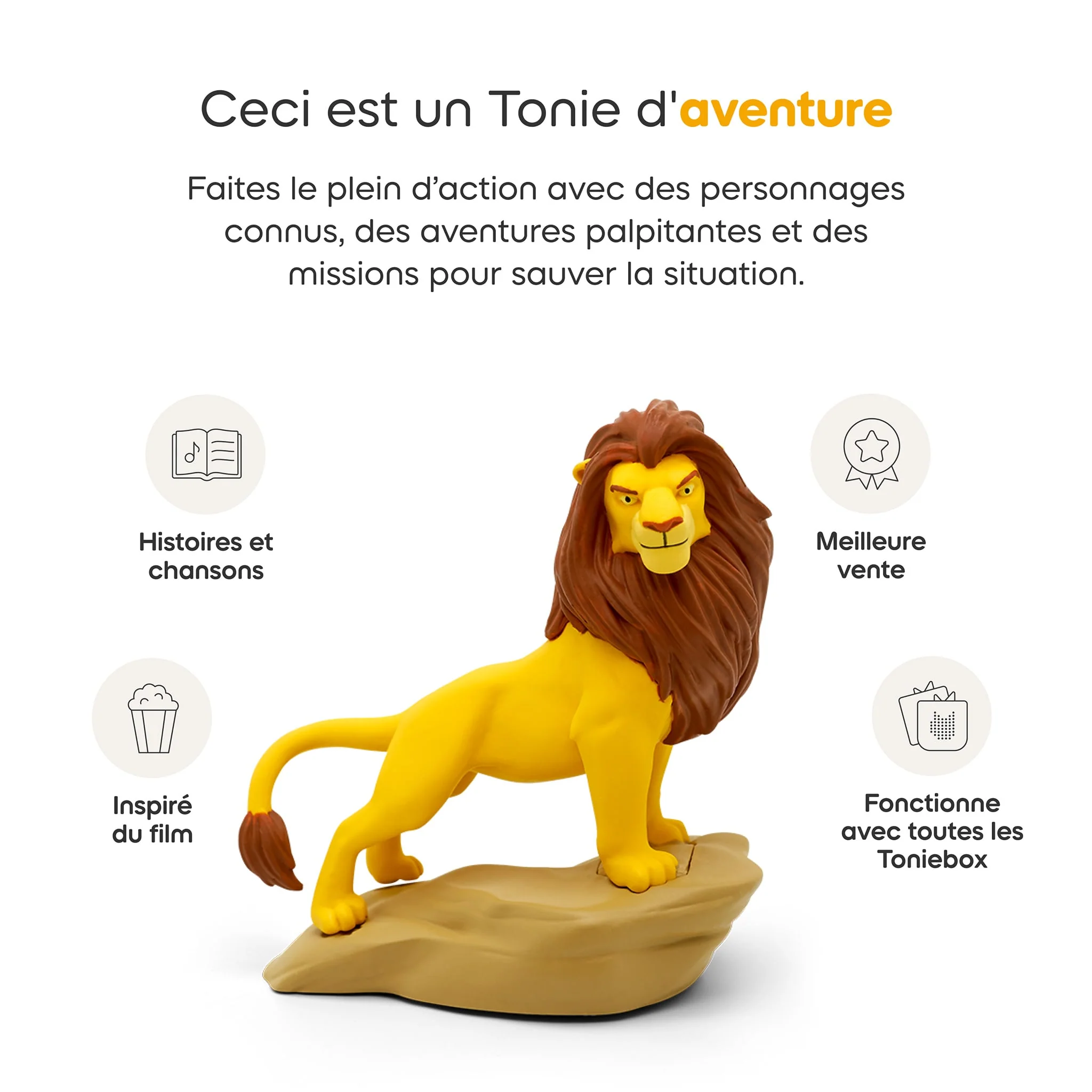 Disney Le Roi Lion - Simba Tonie Figurine (Français) - Image 5