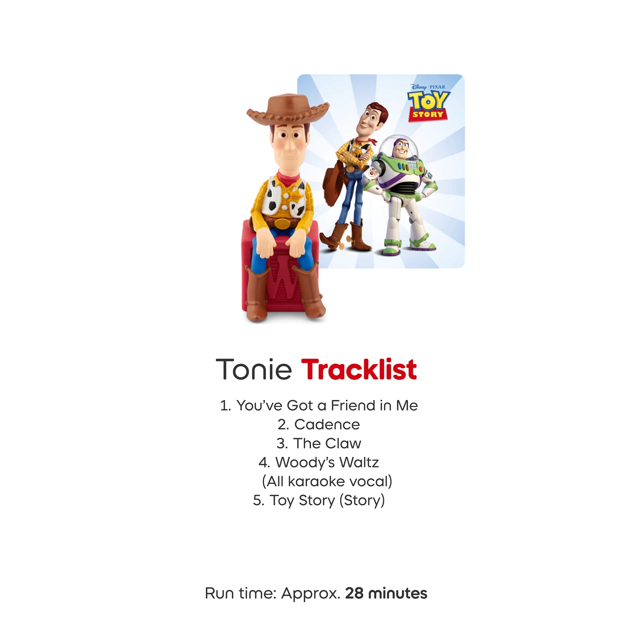 Disney Pixar Toy Story Woody Tonie Figurine (Anglais) - Image 5