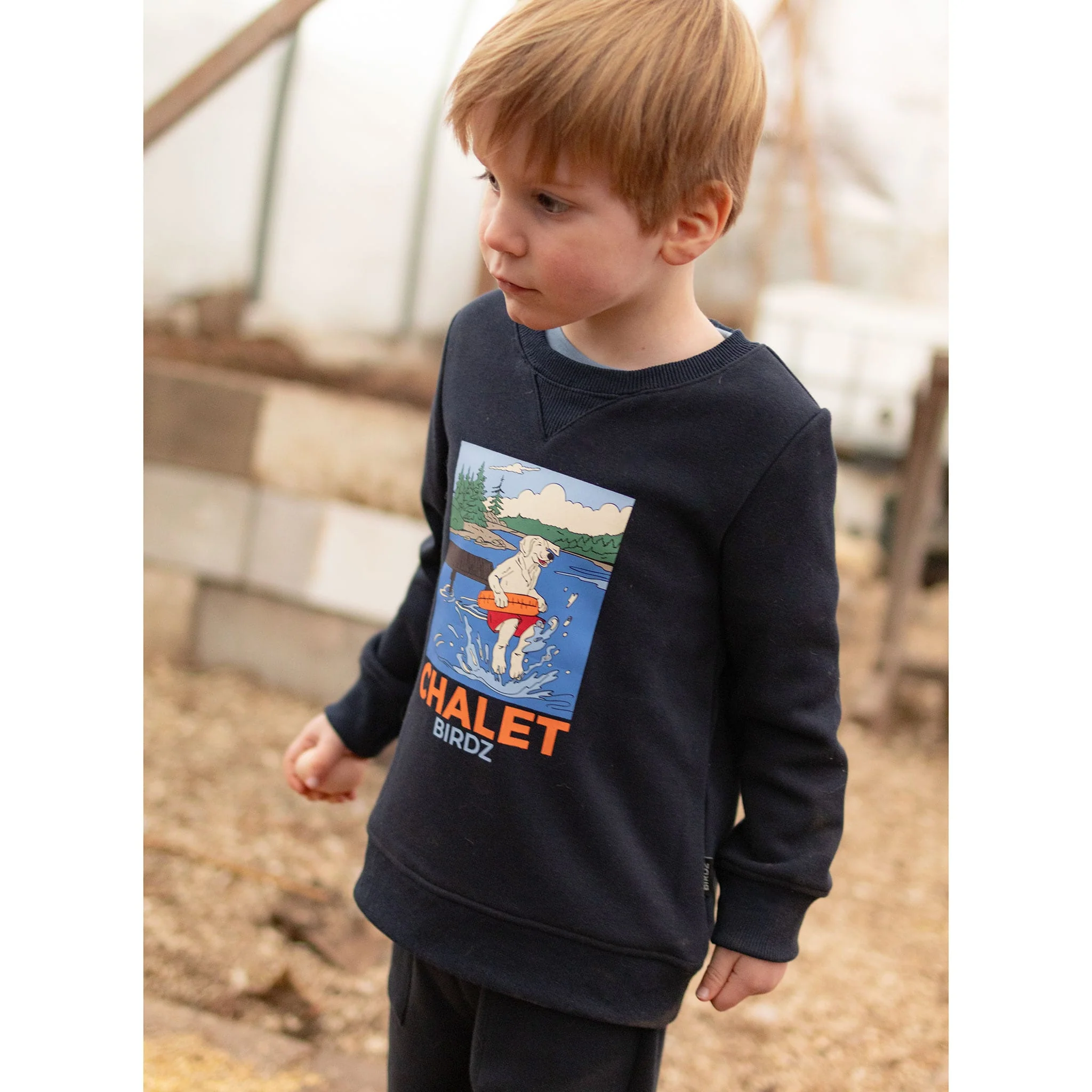 Gilet Ouaté Chien Chalet 2-10ans - Image 8