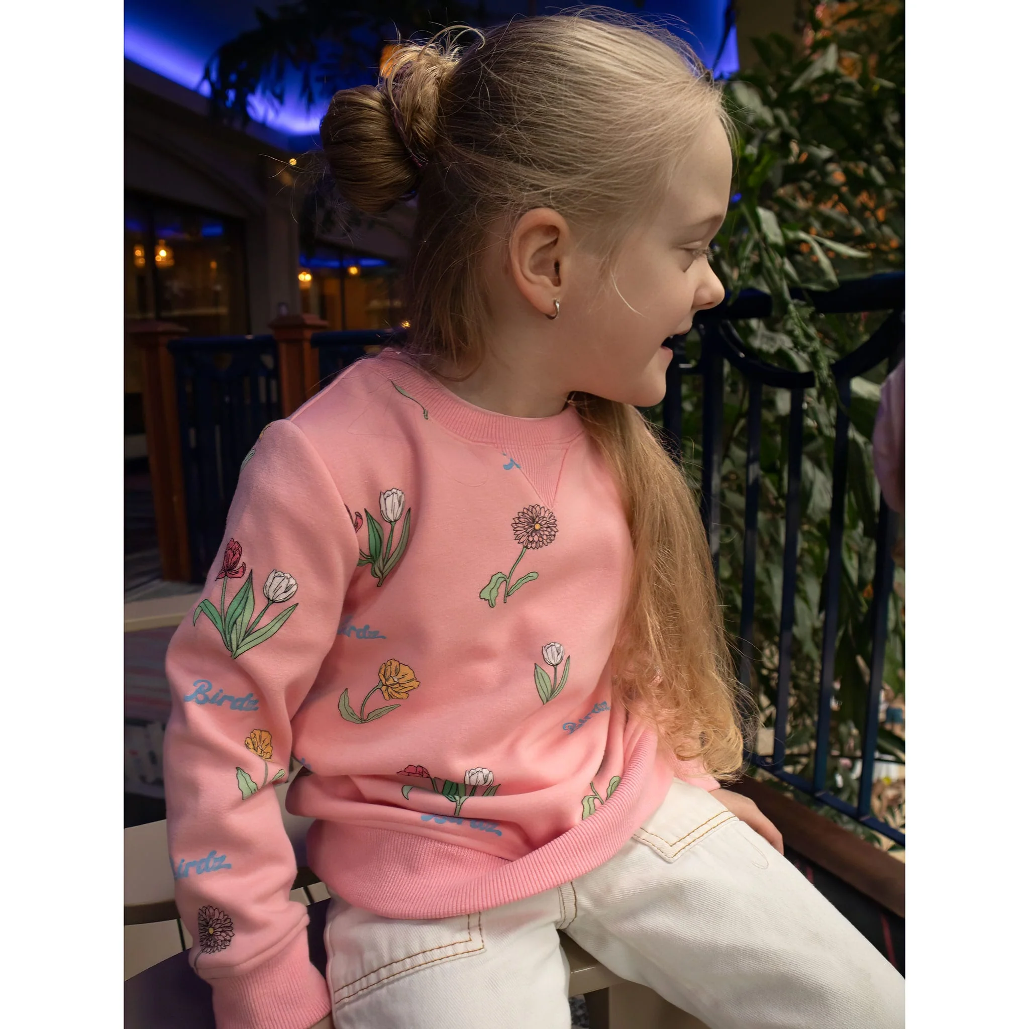 Gilet Ouaté Fleur Sauvage 2-10ans - Image 6