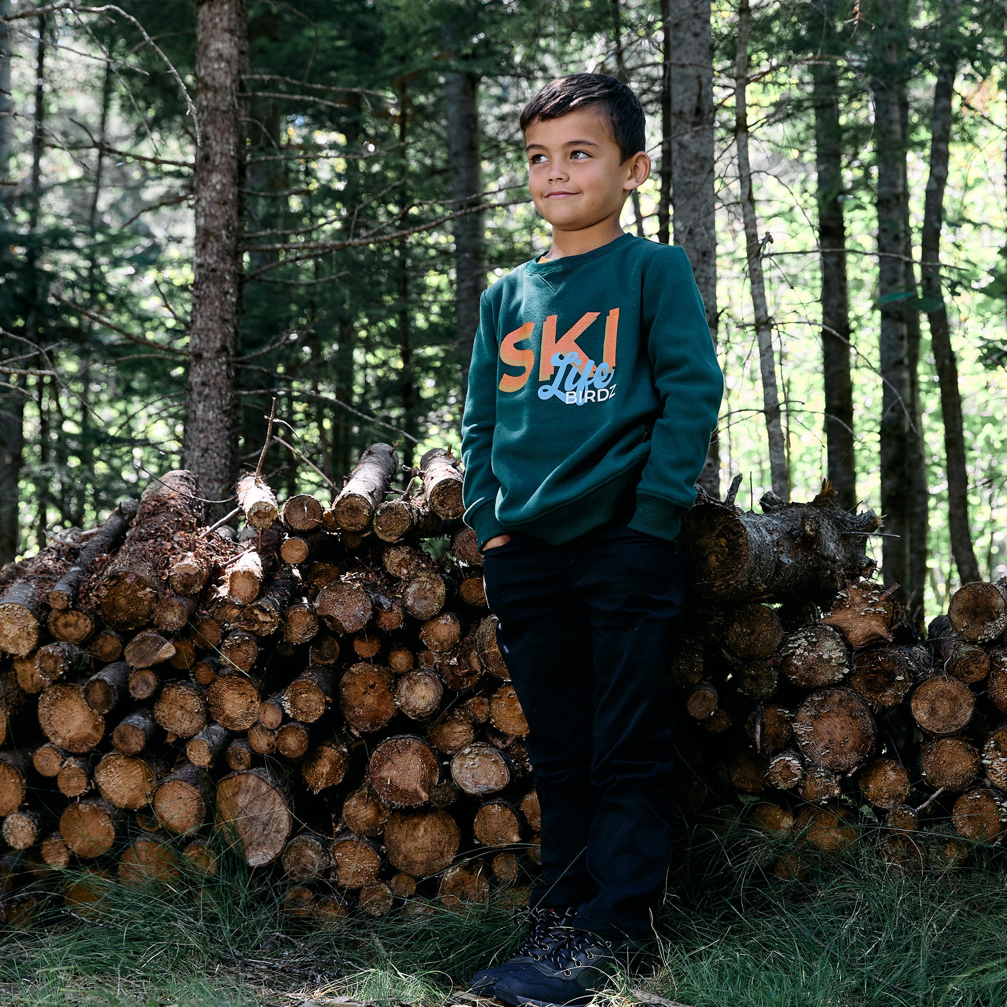 Gilet Ouaté Ski Life 2-10ans - Image 2