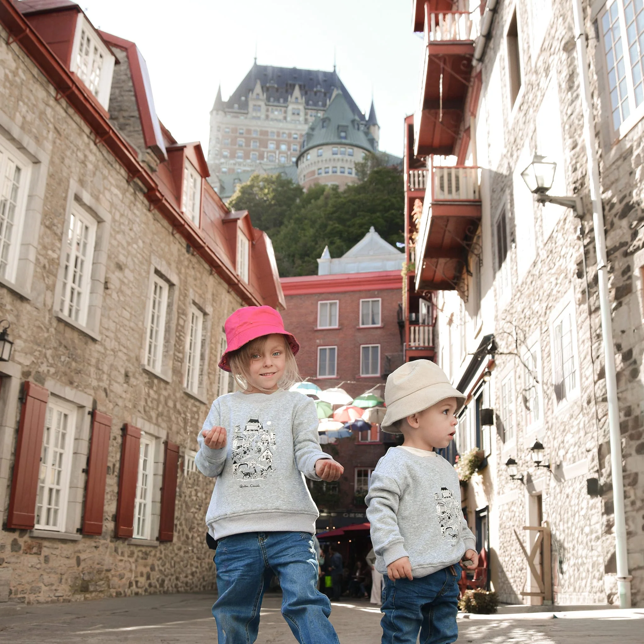 Gilet Ouaté Vieux Québec 2-14ans - Image 2