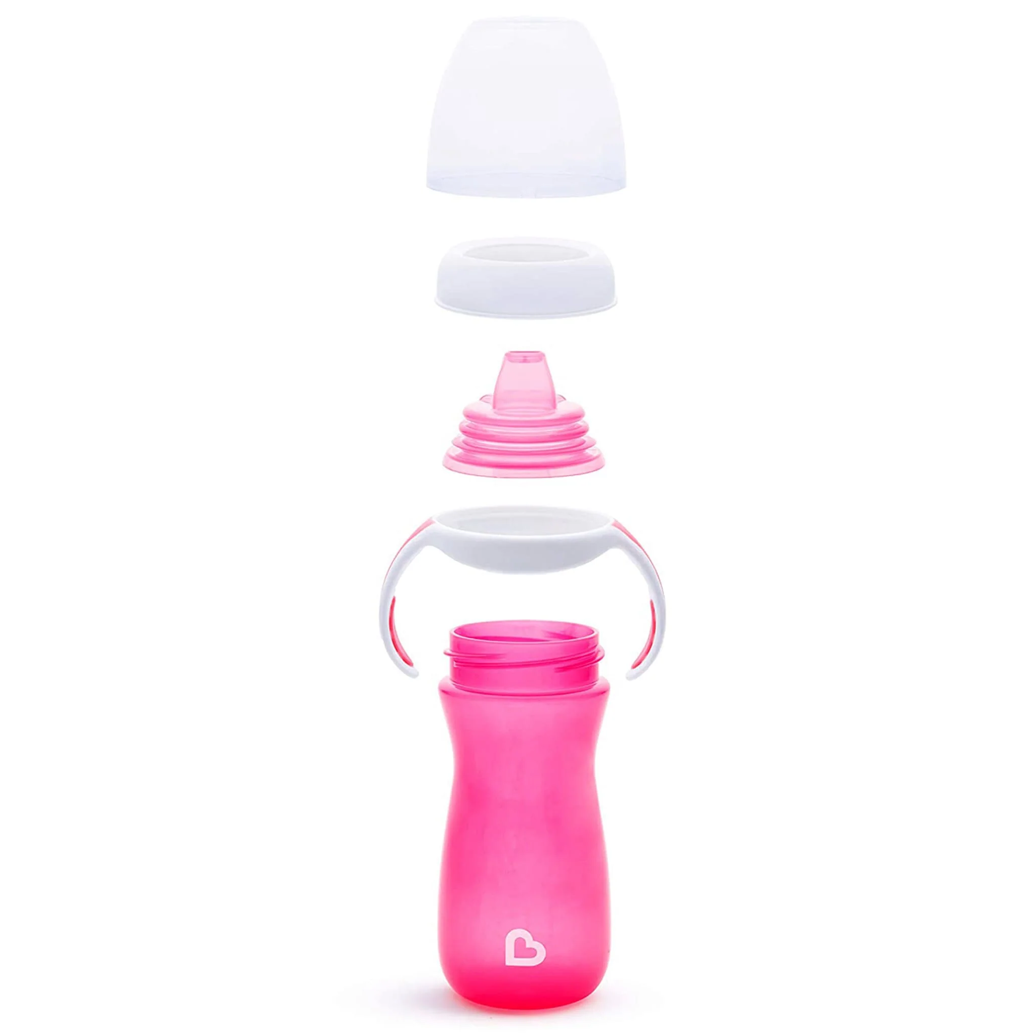 Gobelet avec Poignée 10oz - Rose - Image 3
